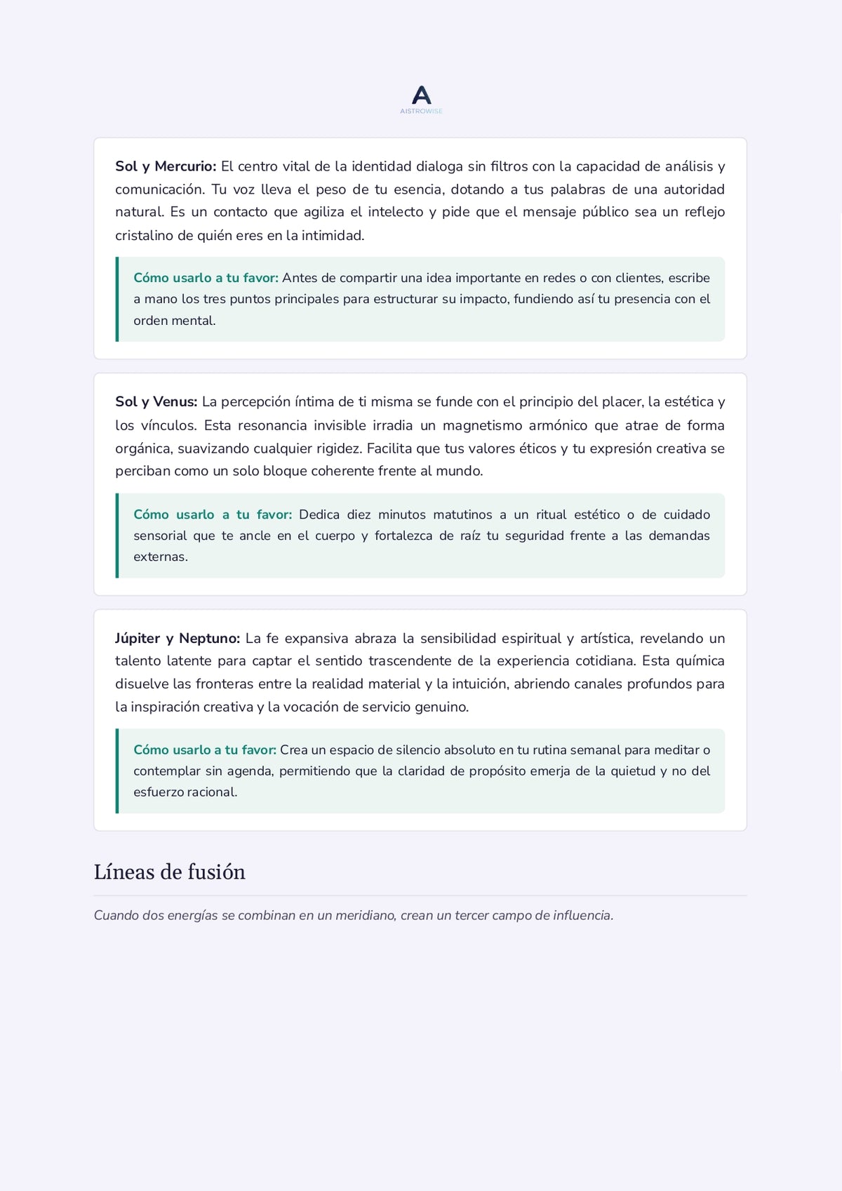 Página 31 del informe de ejemplo