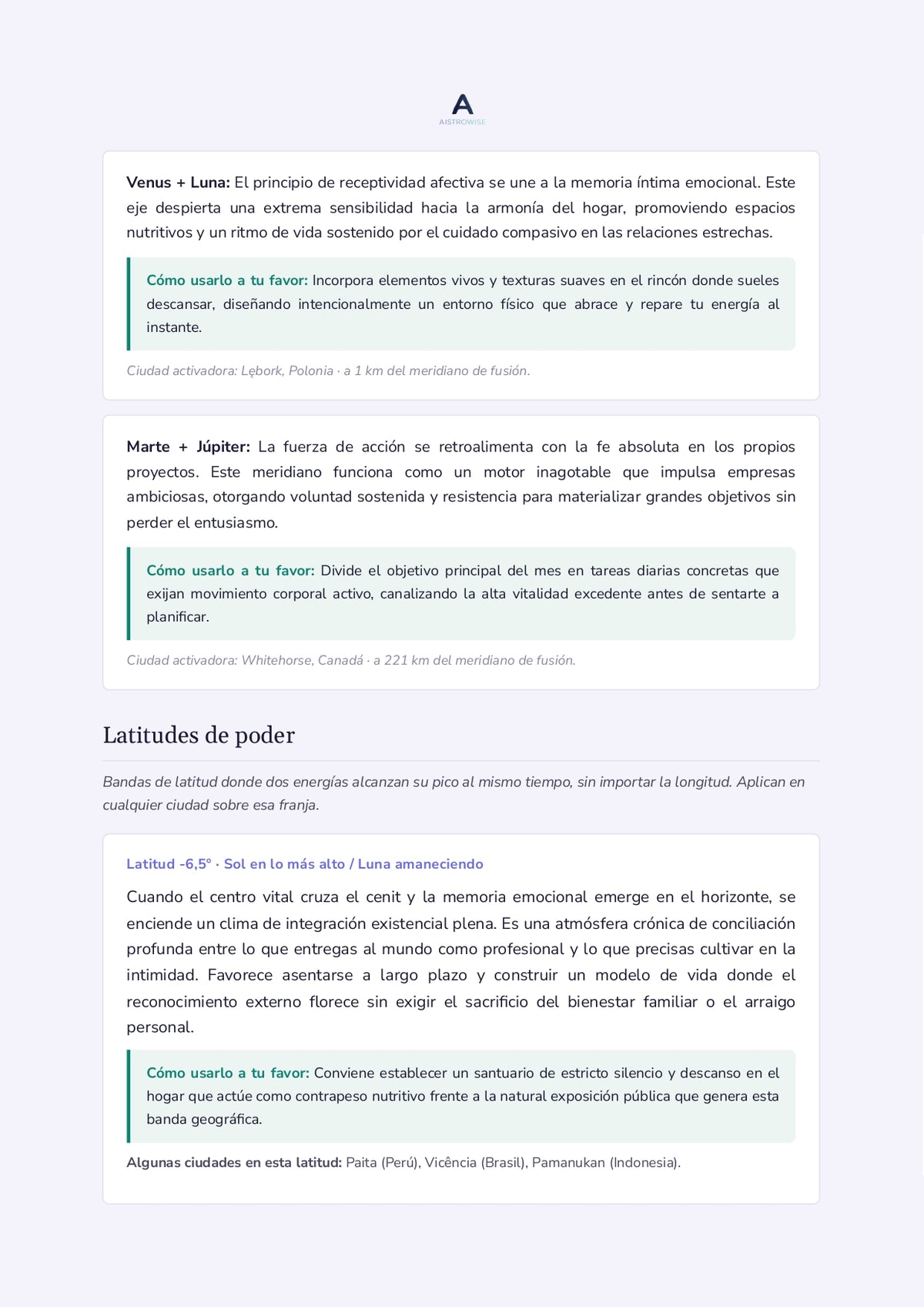 Página 33 del informe de ejemplo