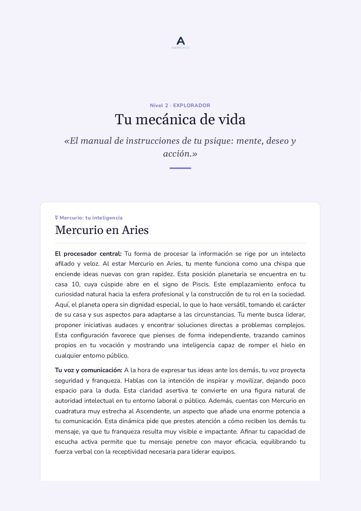 Página 10 del informe de ejemplo