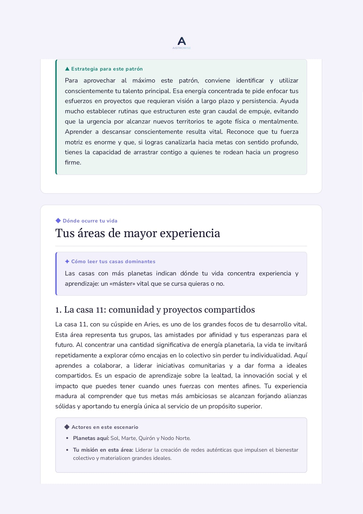 Página 14 del informe de ejemplo