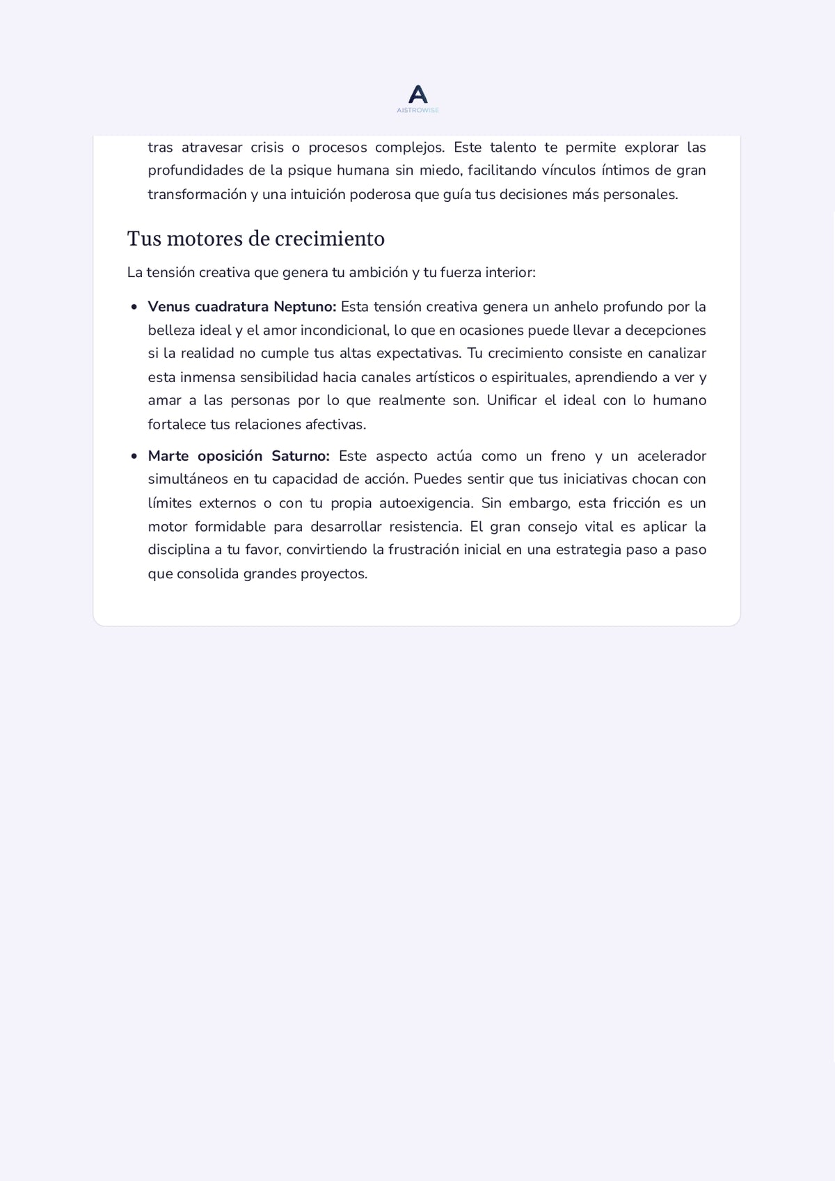 Página 16 del informe de ejemplo