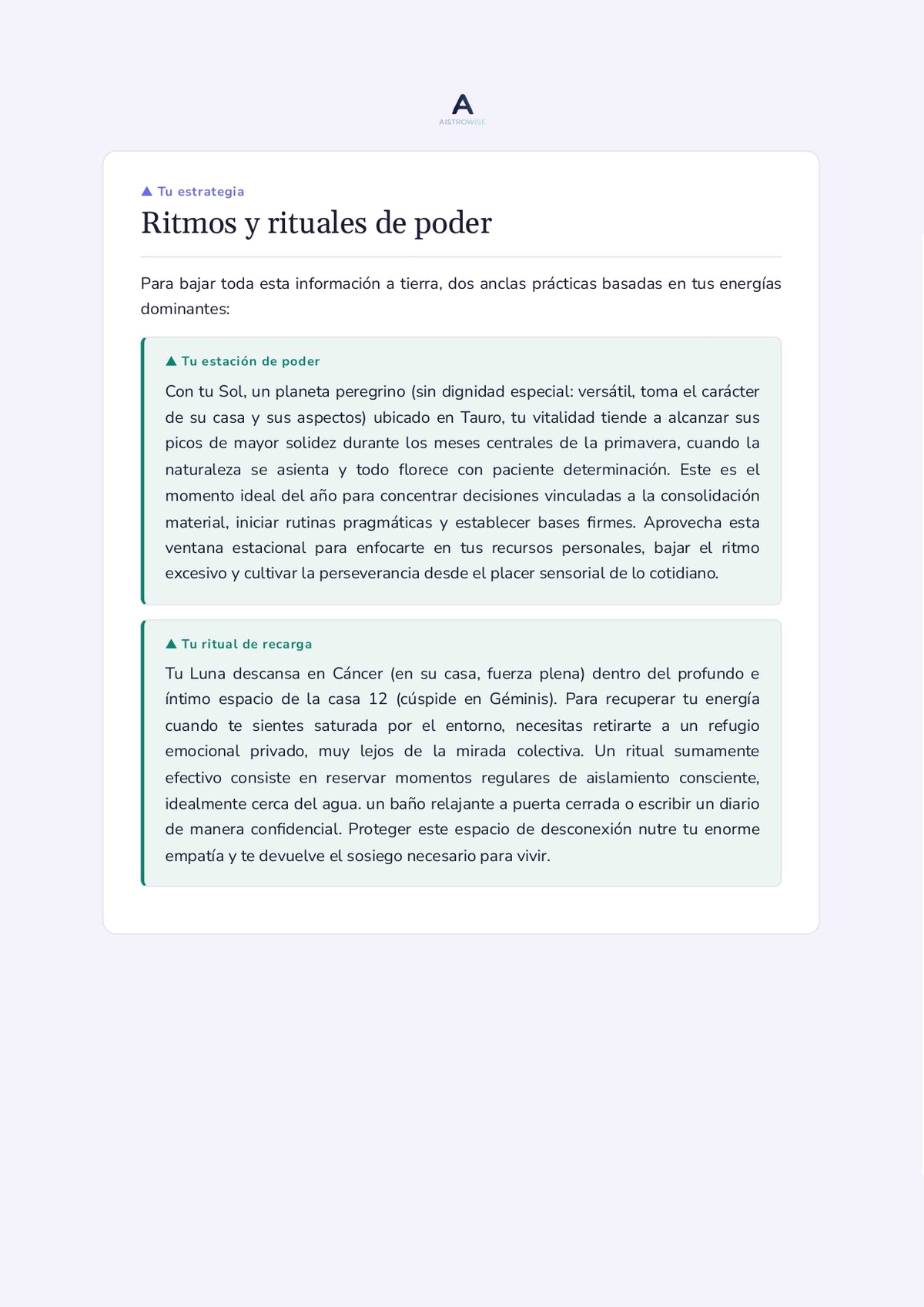 Página 22 del informe de ejemplo