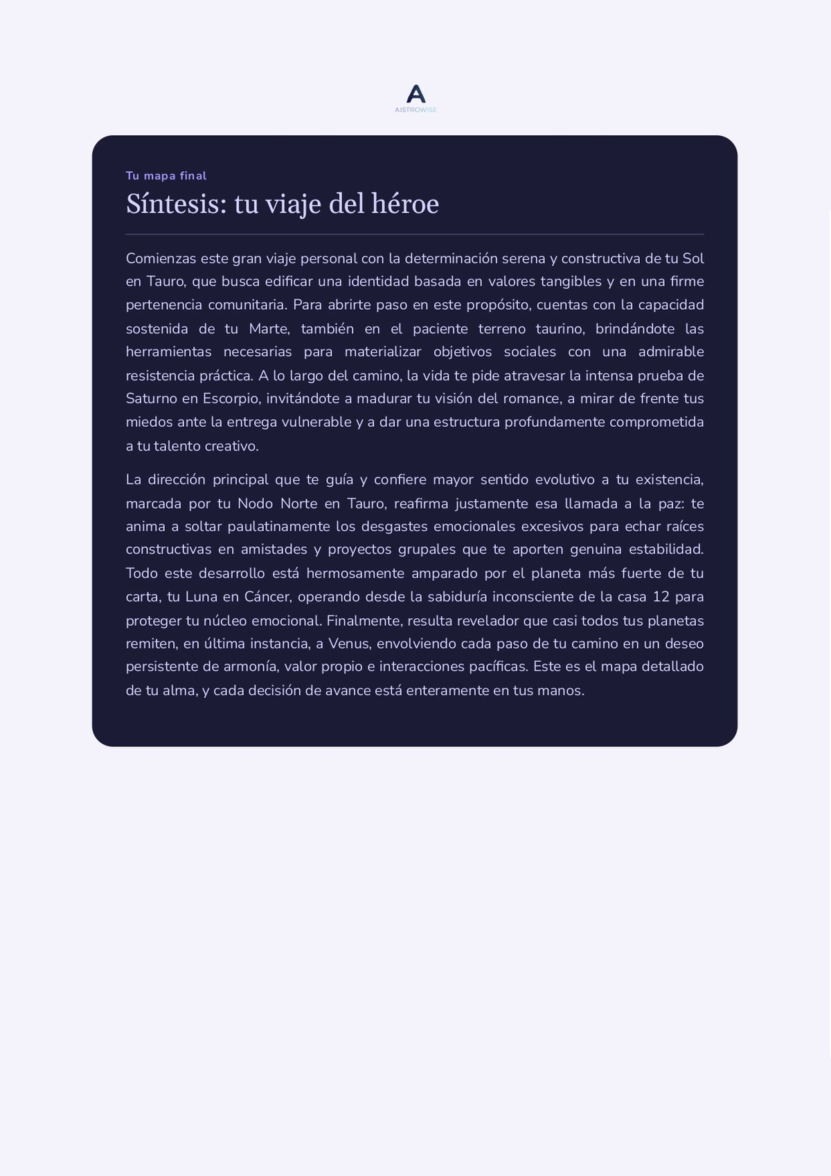 Página 23 del informe de ejemplo