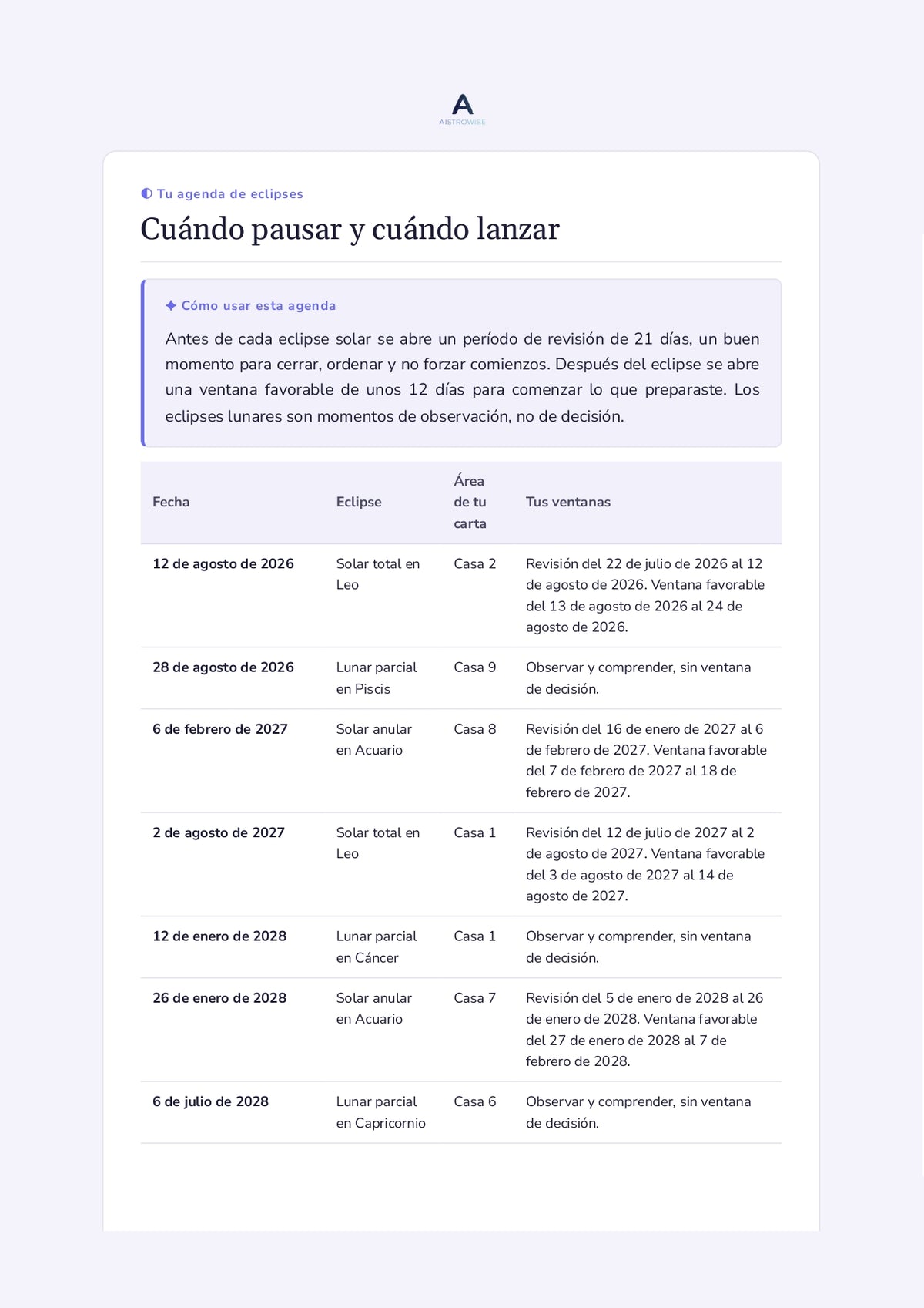 Página 5 del informe de ejemplo