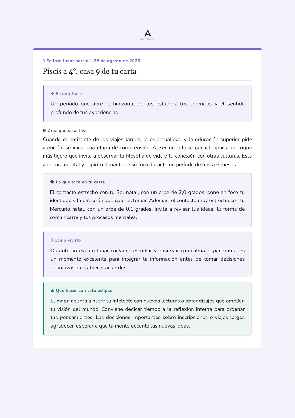 Página 8 del informe de ejemplo