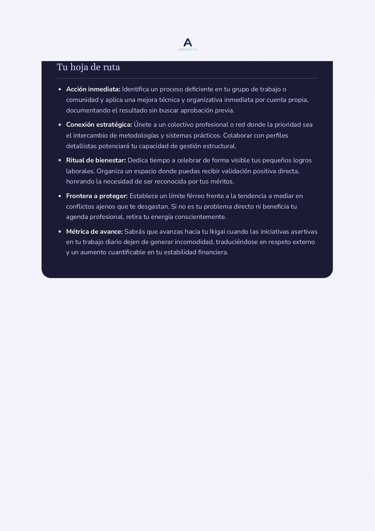 Página 13 del informe de ejemplo