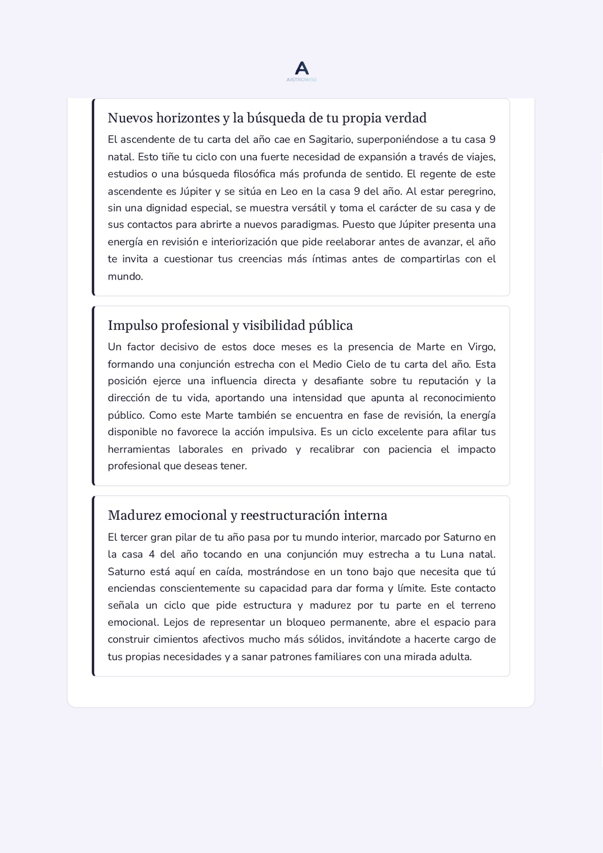 Página 3 del informe de ejemplo