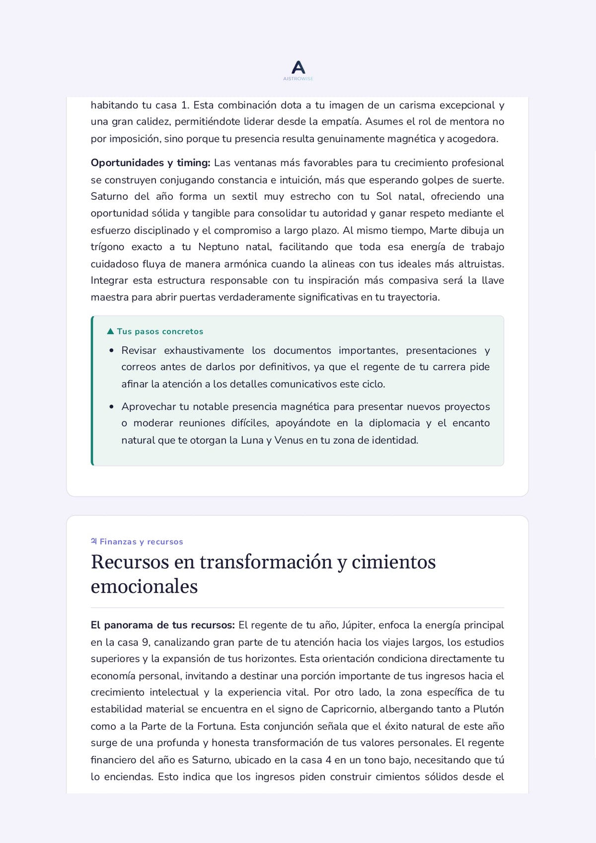 Página 6 del informe de ejemplo