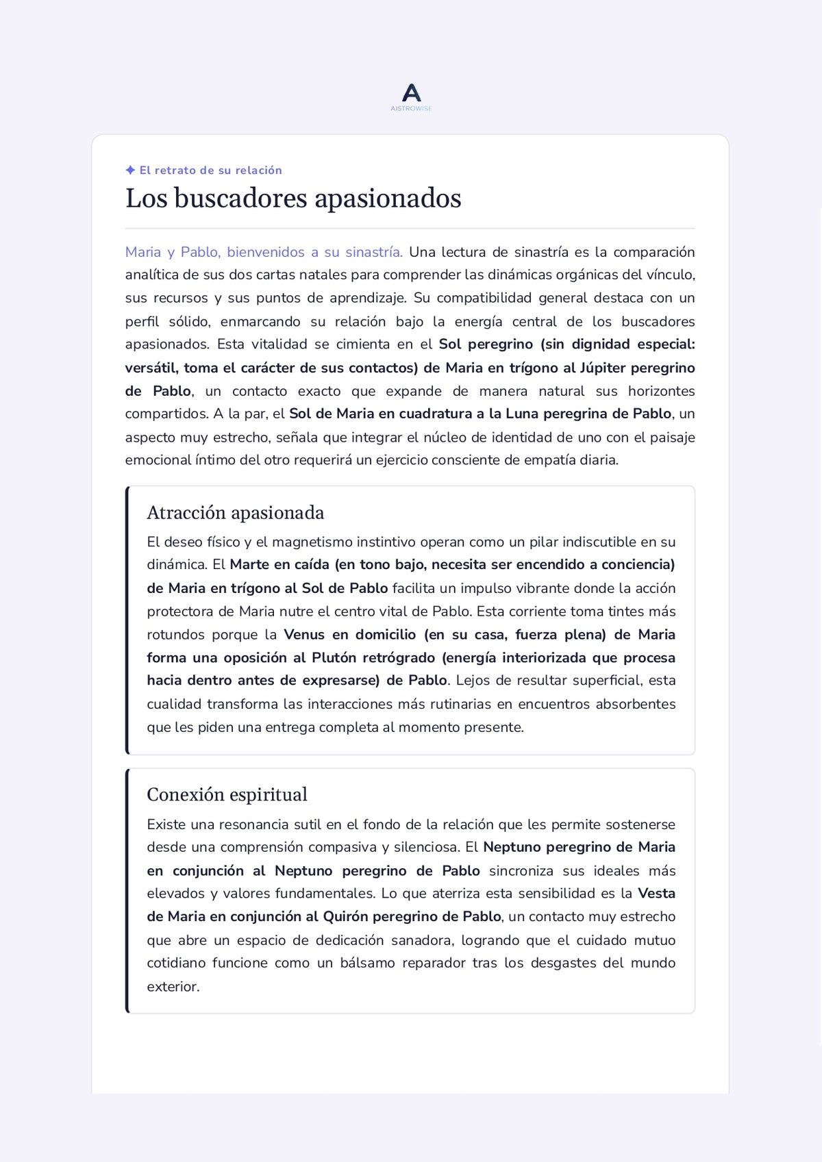 Página 3 del informe de ejemplo