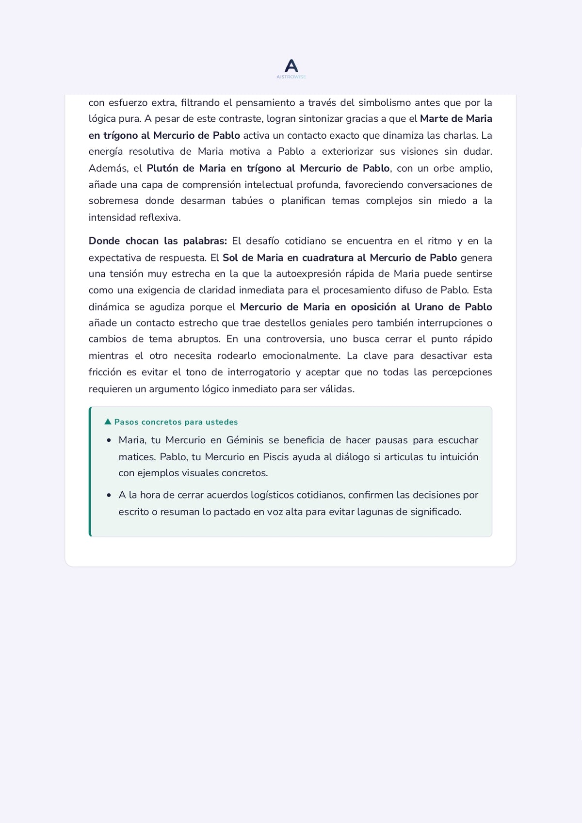 Página 8 del informe de ejemplo
