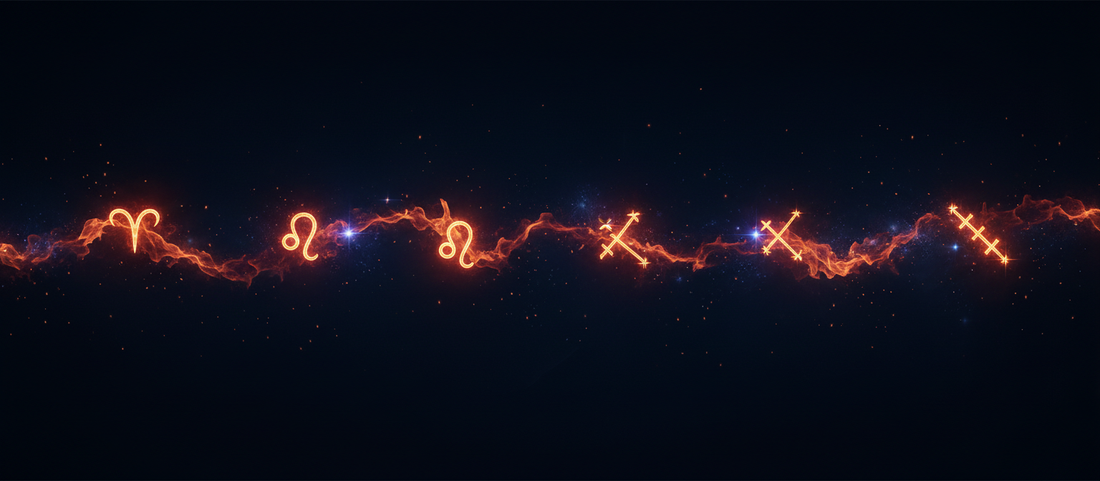 Pasiones y aficiones de los signos de fuego en el cosmos