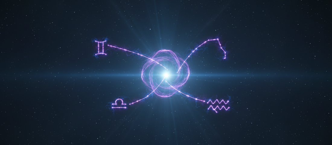 Compatibilidad de signos de aire: Géminis, Libra y Acuario