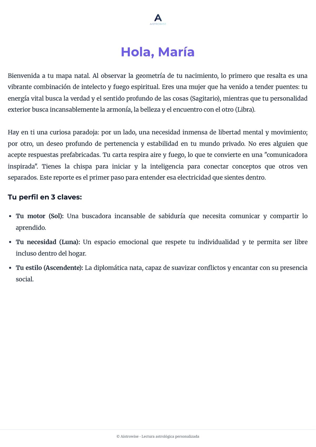 Página 4 del informe de ejemplo