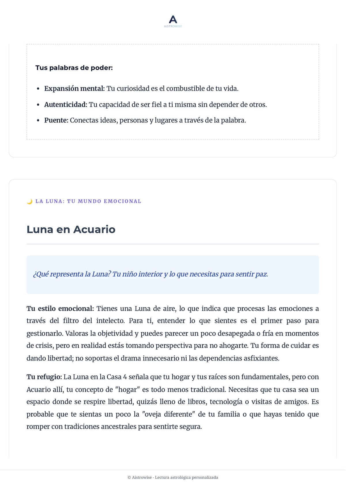 Página 6 del informe de ejemplo
