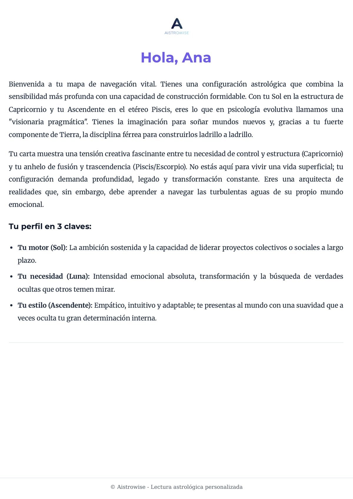 Página 4 del informe de ejemplo