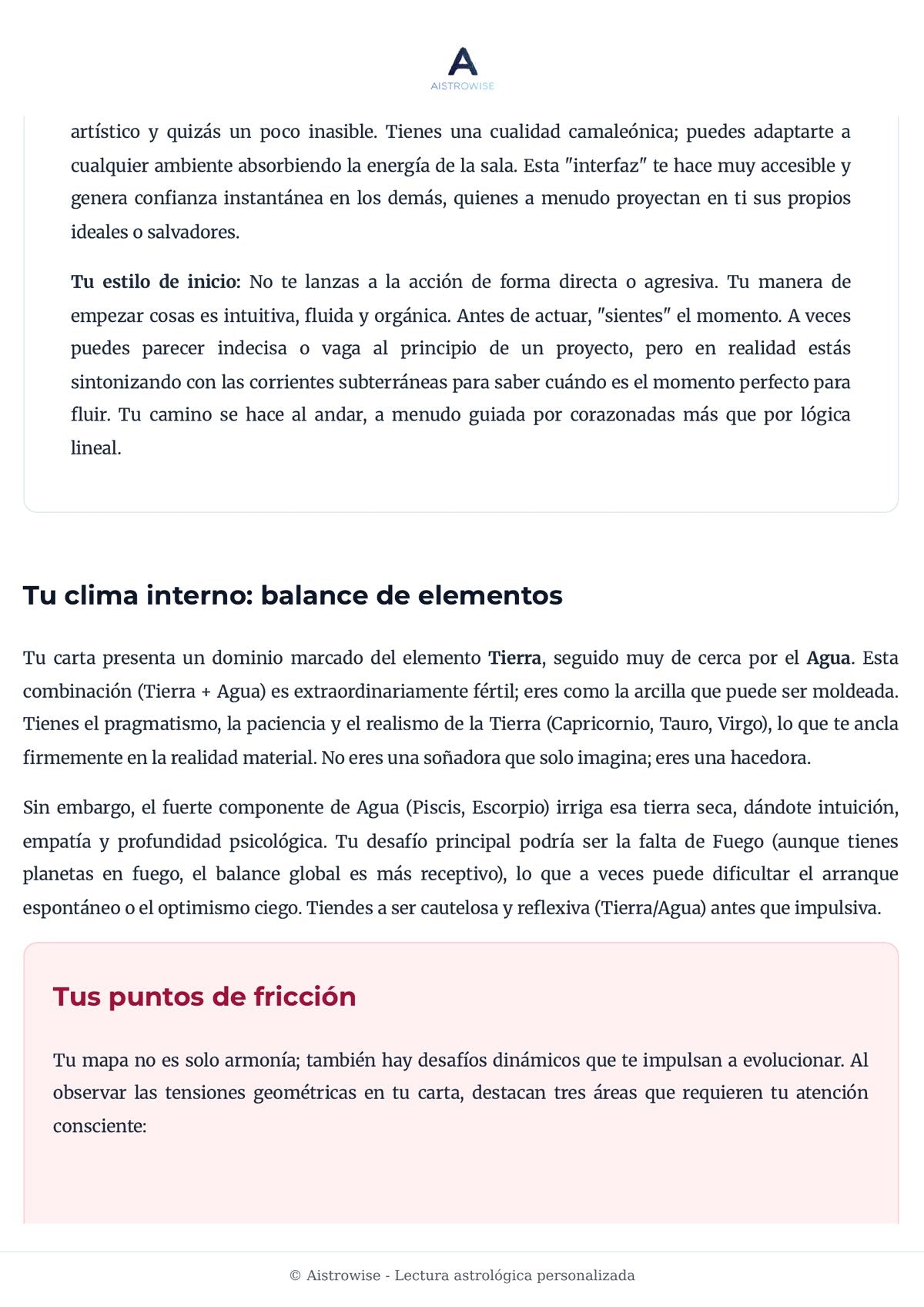 Página 8 del informe de ejemplo