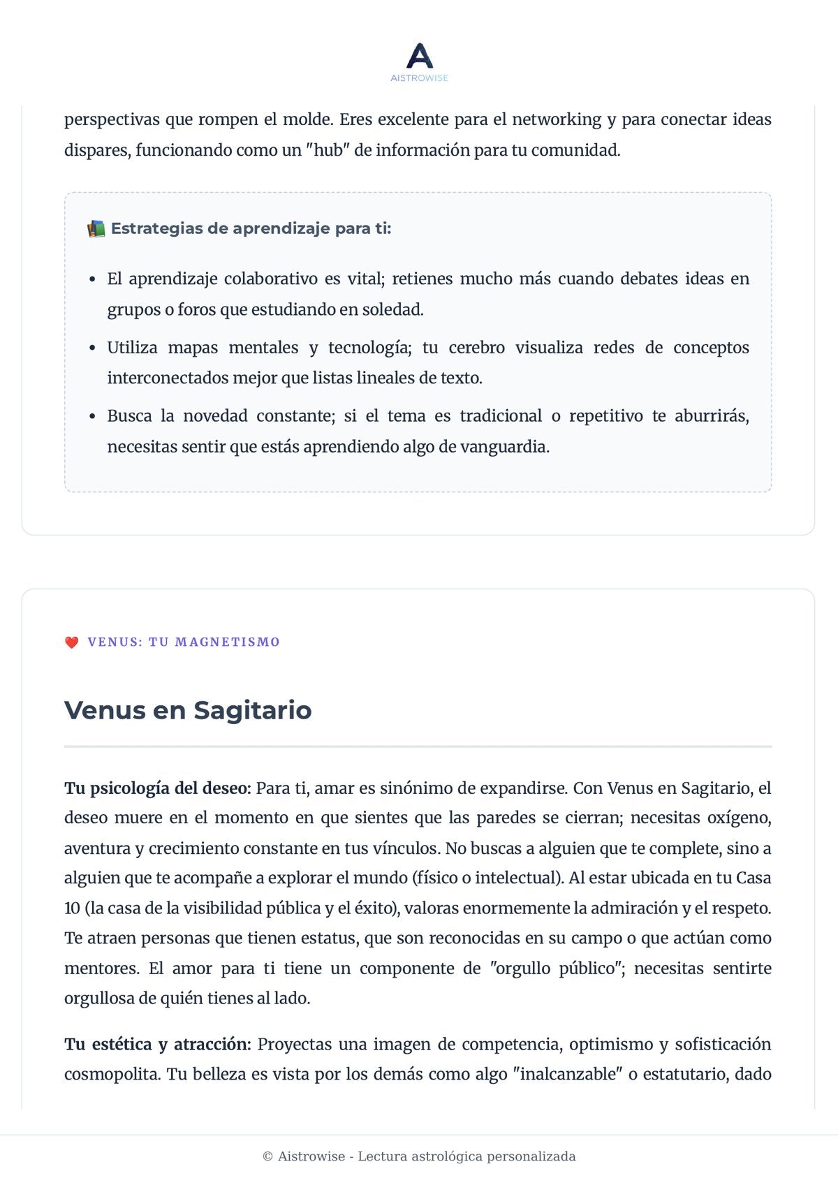 Página 11 del informe de ejemplo