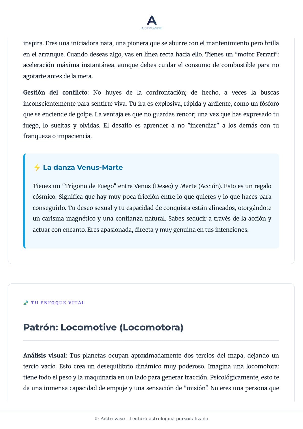 Página 13 del informe de ejemplo
