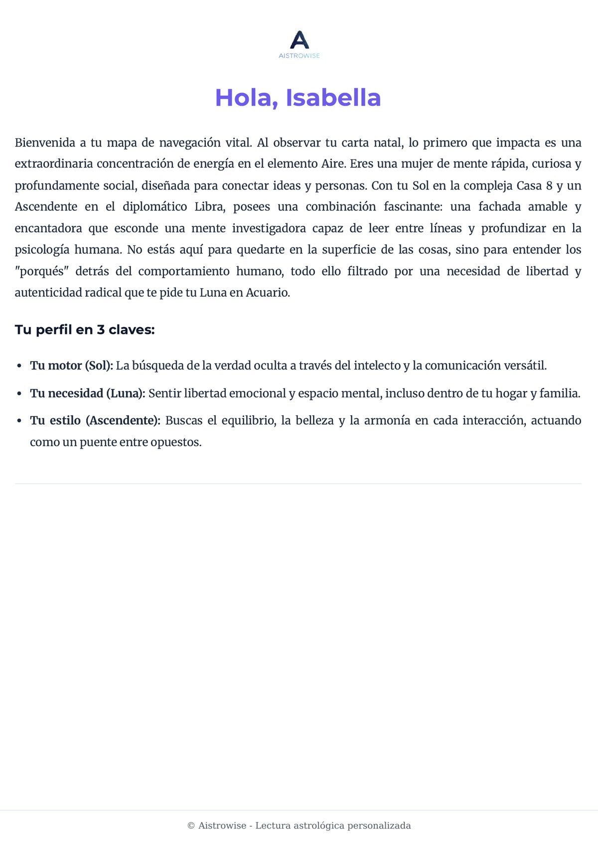 Página 4 del informe de ejemplo