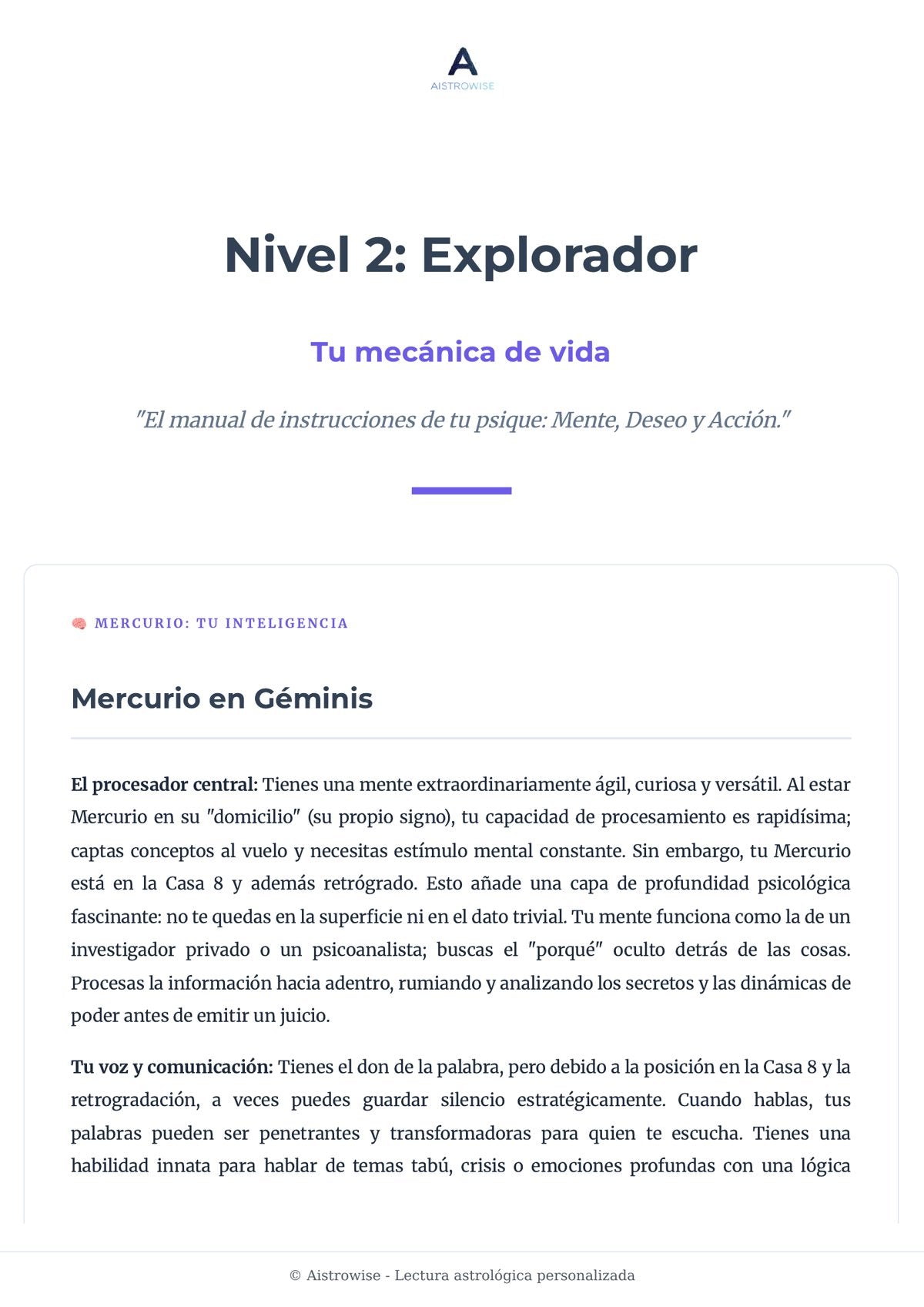 Página 10 del informe de ejemplo