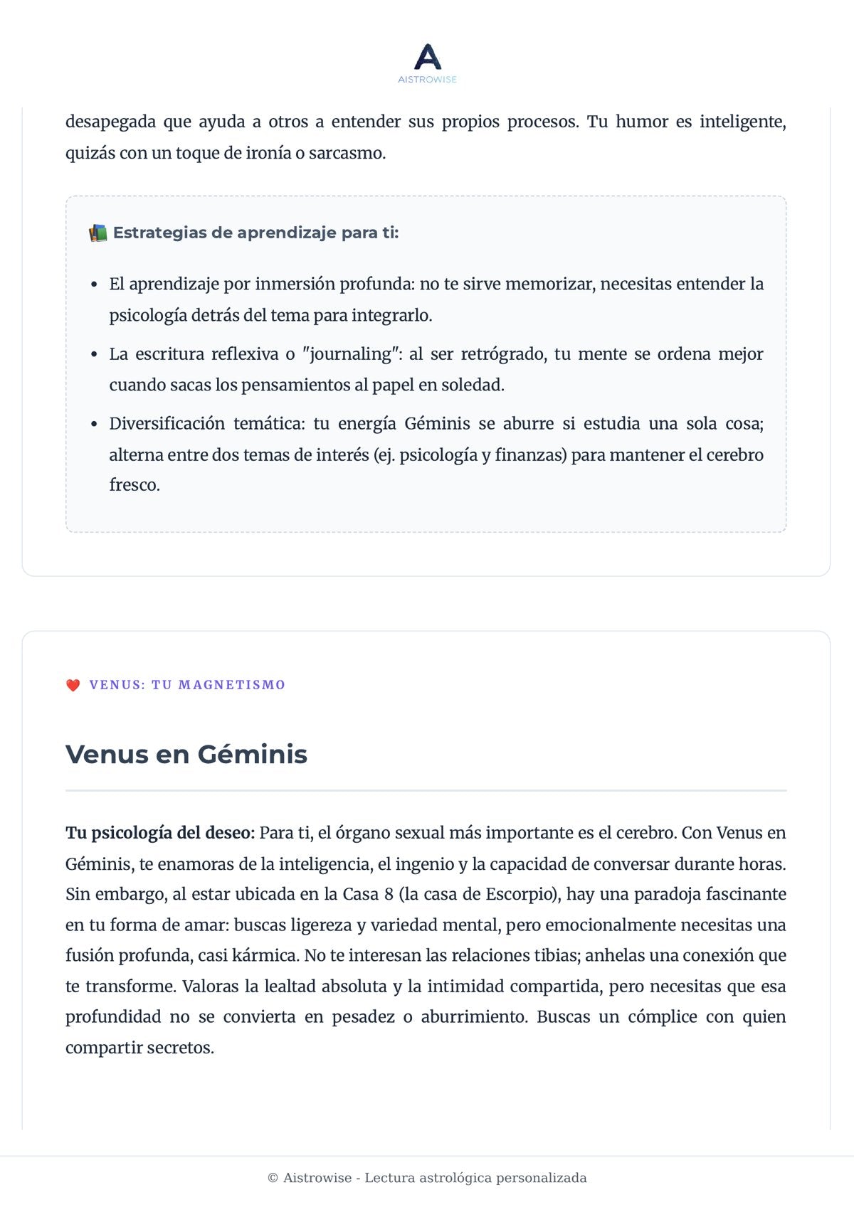 Página 11 del informe de ejemplo