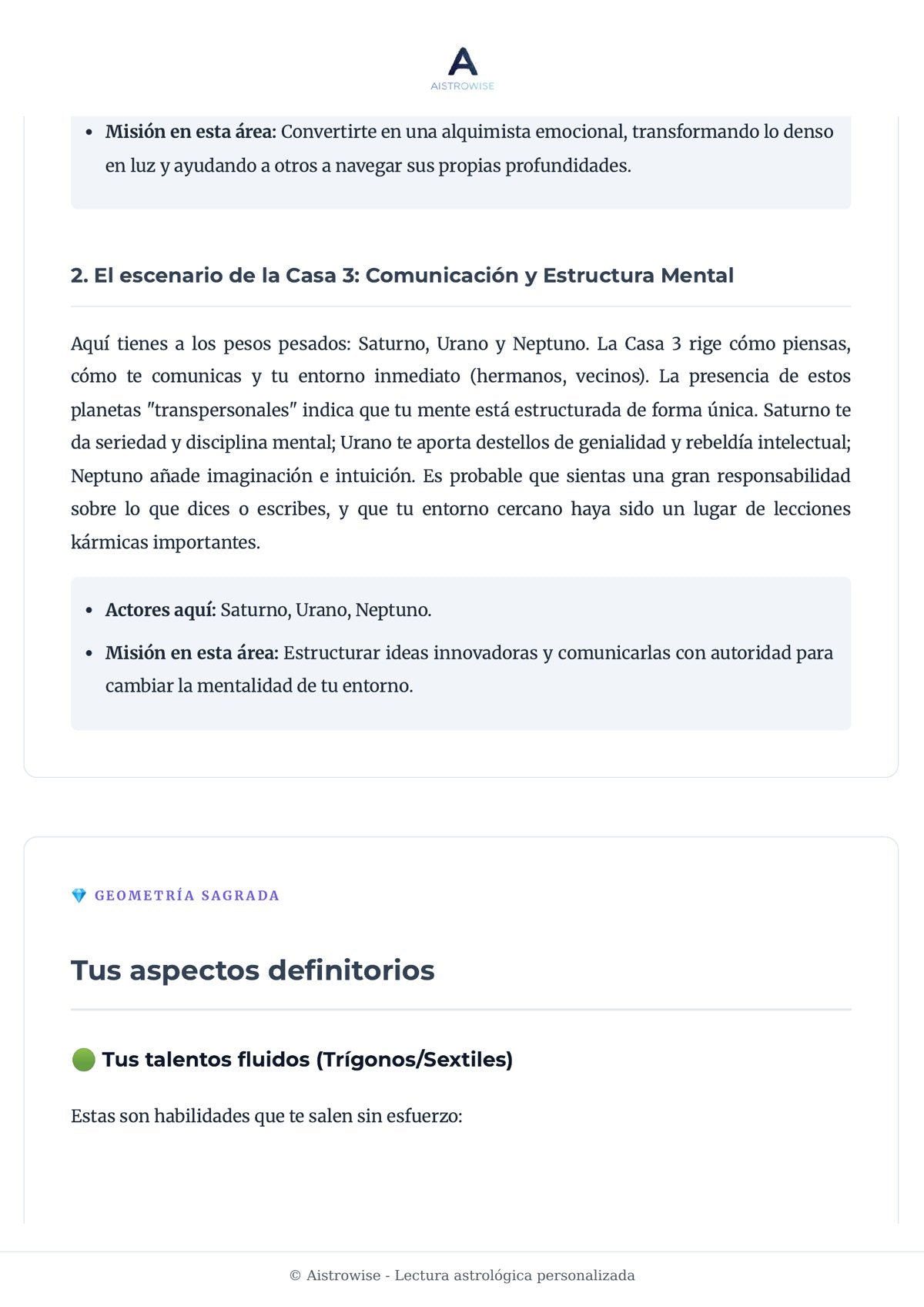 Página 15 del informe de ejemplo