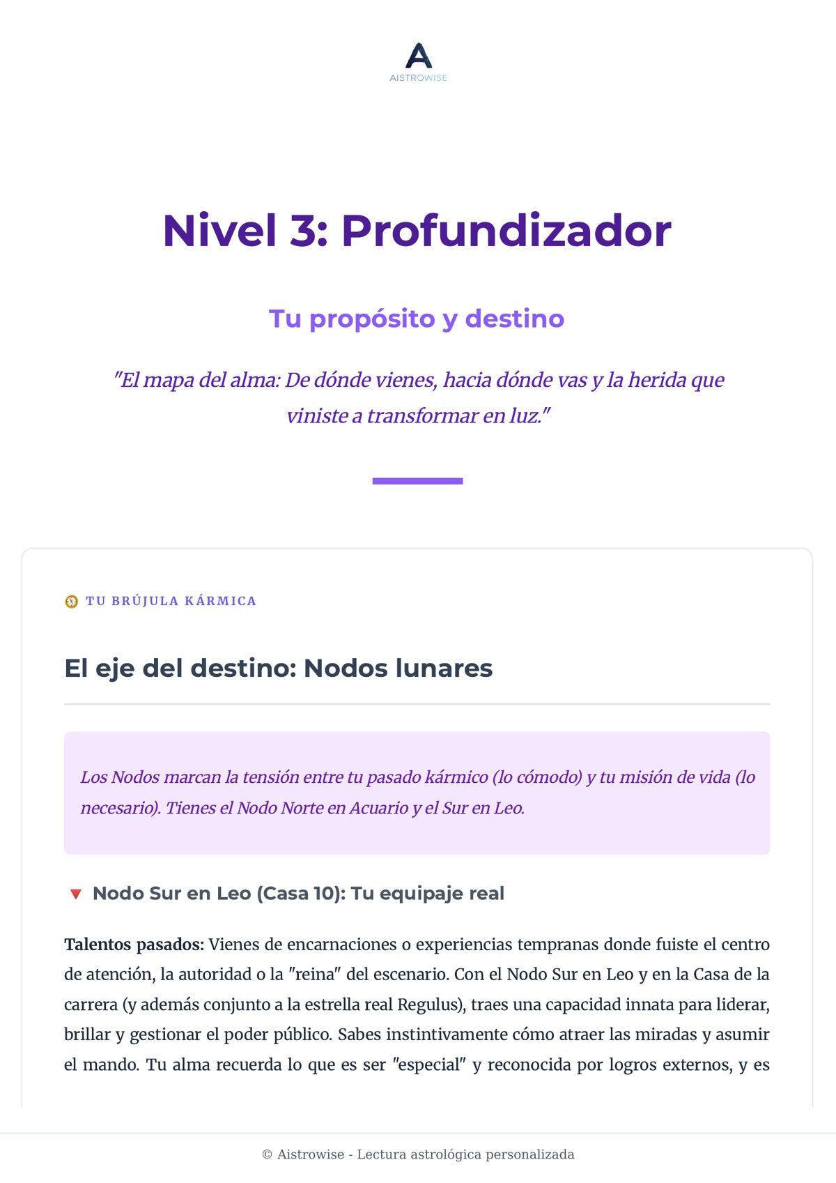 Página 17 del informe de ejemplo