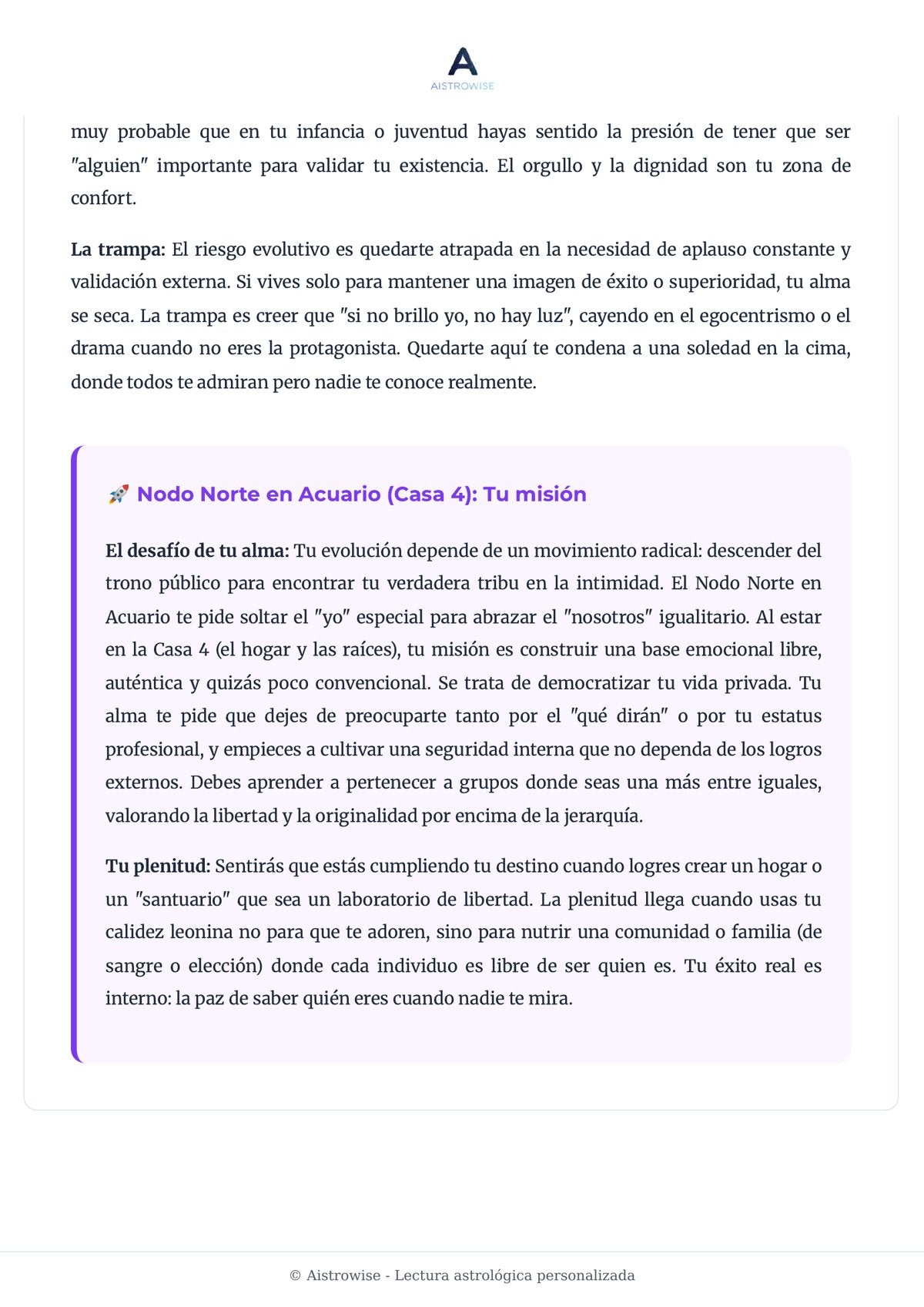 Página 18 del informe de ejemplo