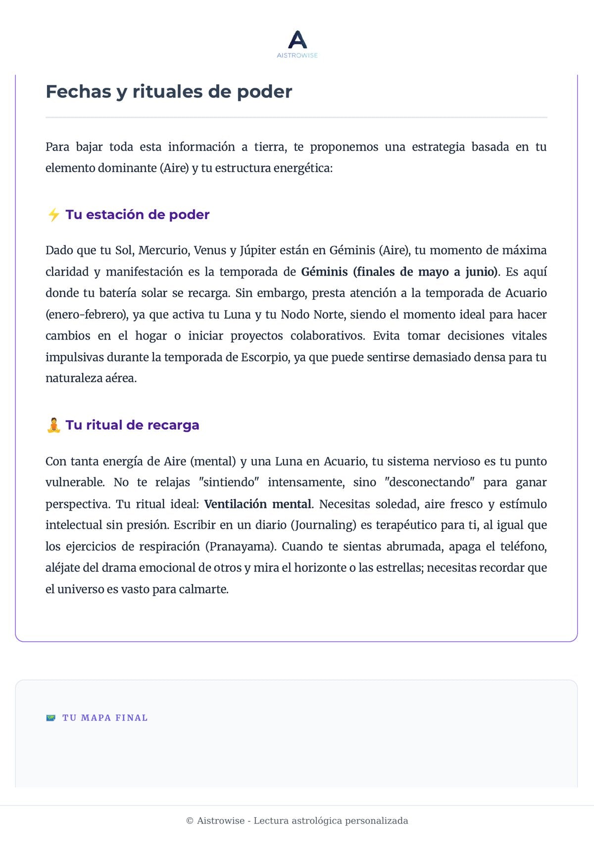 Página 22 del informe de ejemplo