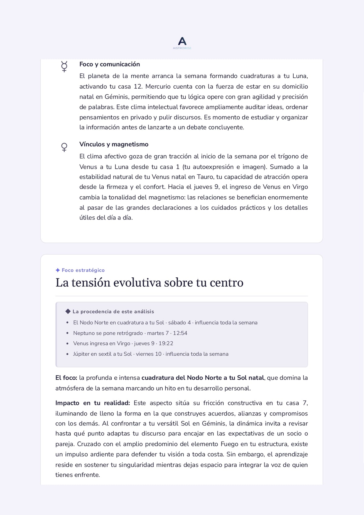 Página 4 del informe de ejemplo