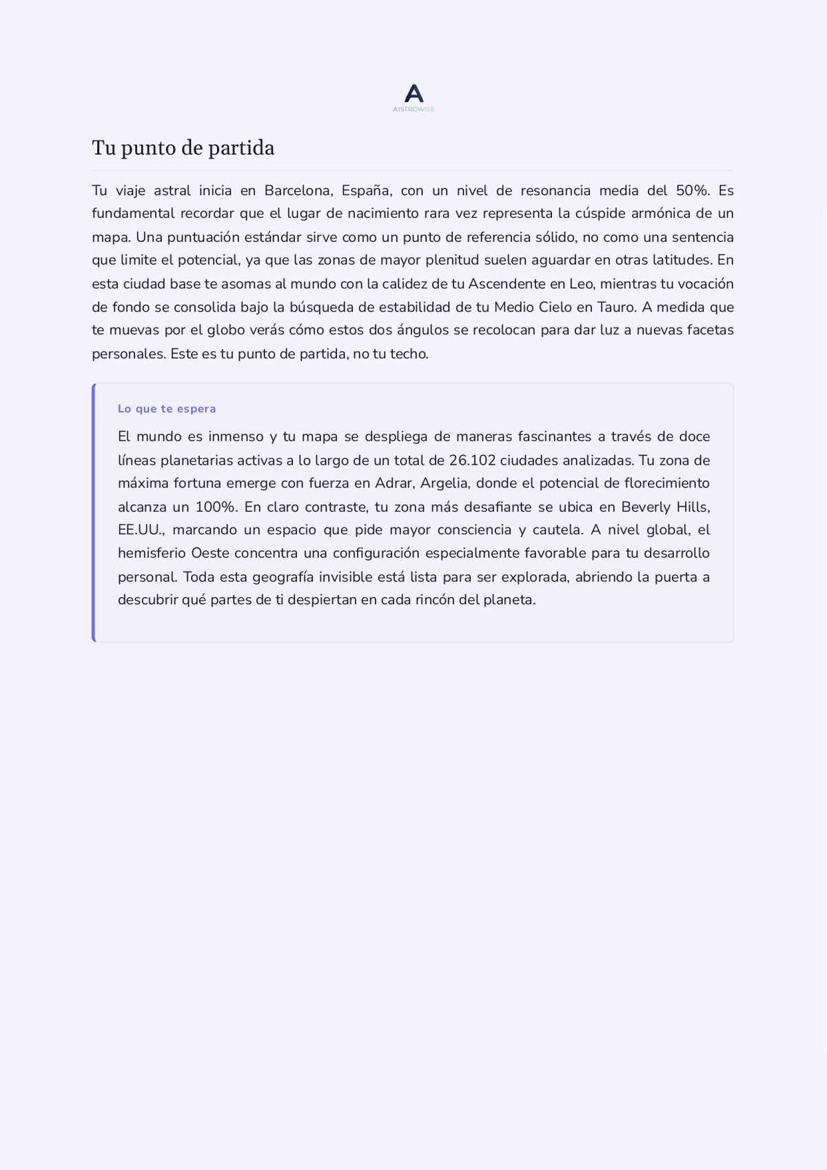 Página 3 del informe de ejemplo