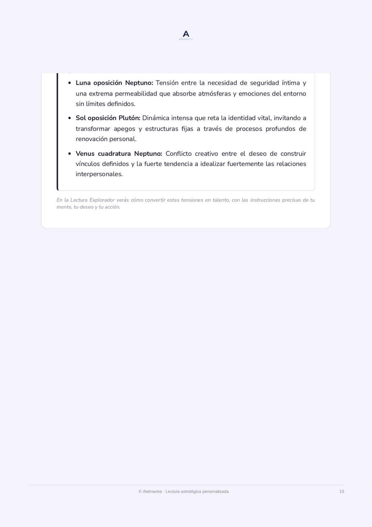 Página 10 del informe de ejemplo