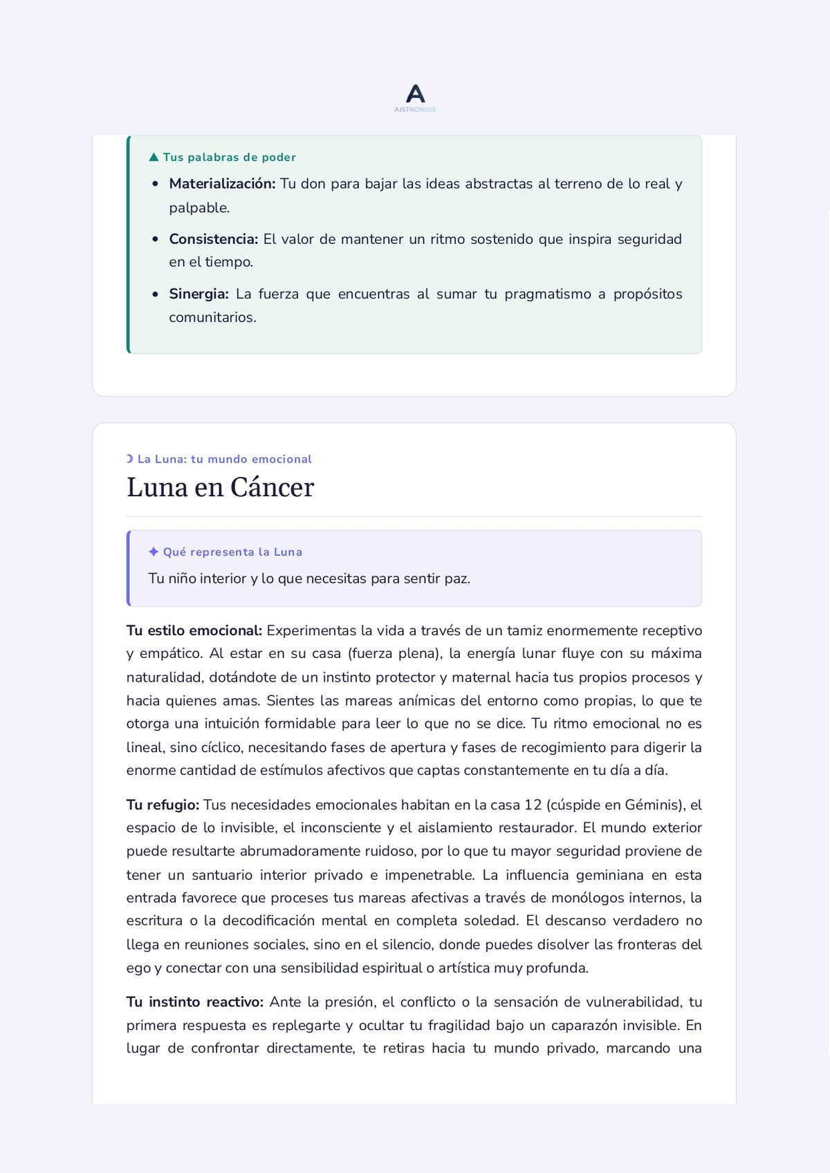 Página 6 del informe de ejemplo