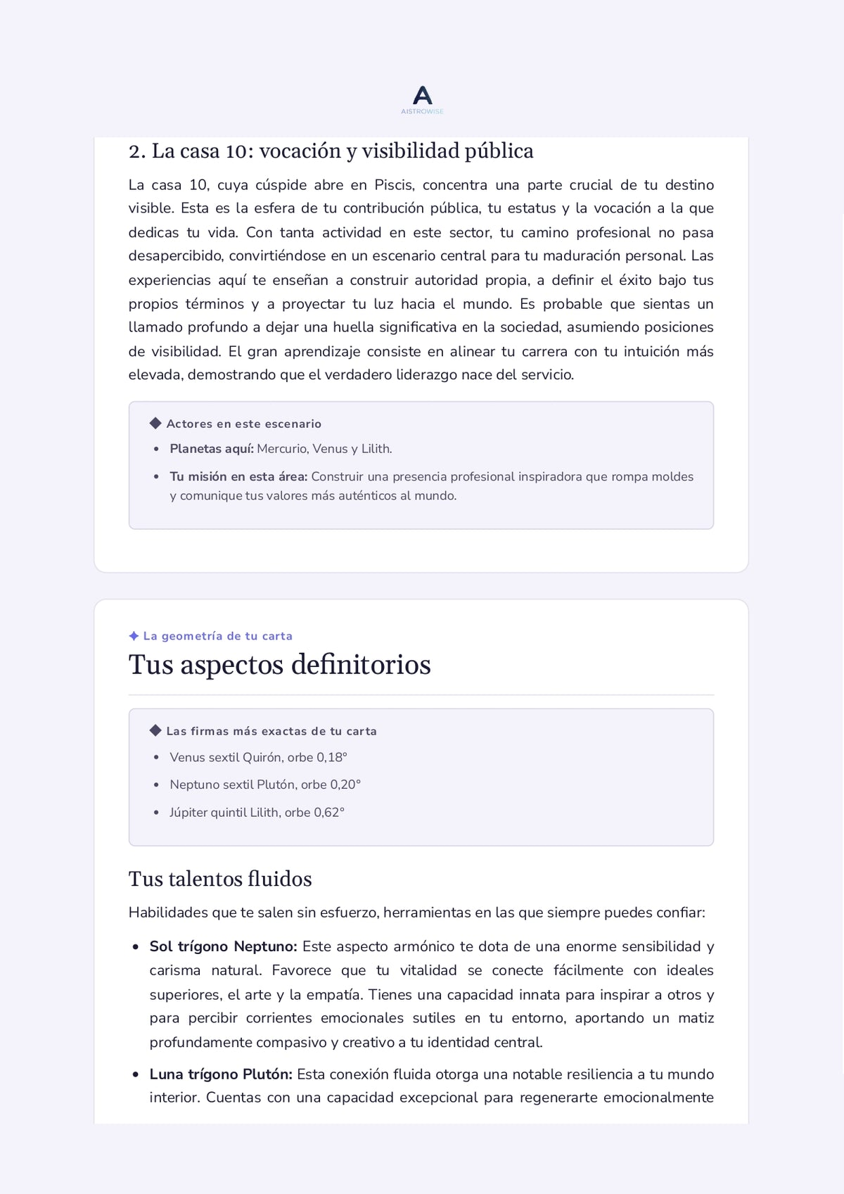 Página 15 del informe de ejemplo