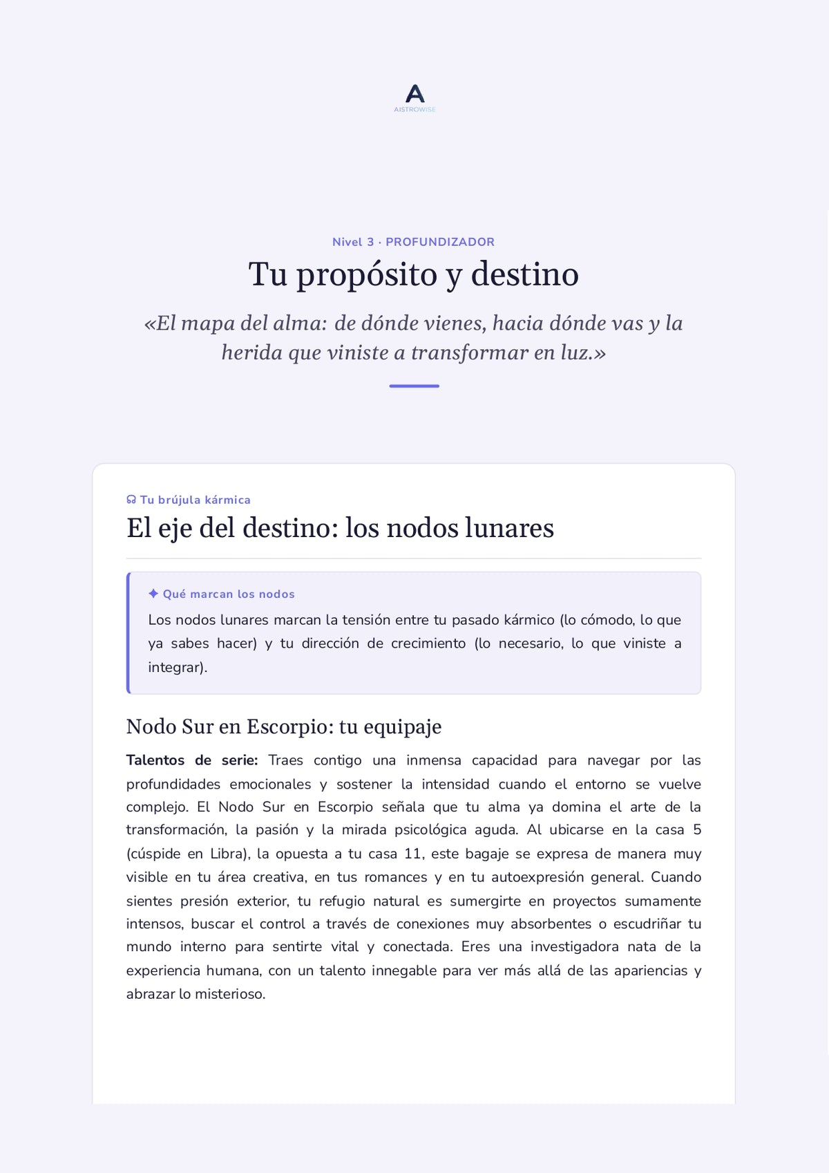 Página 17 del informe de ejemplo