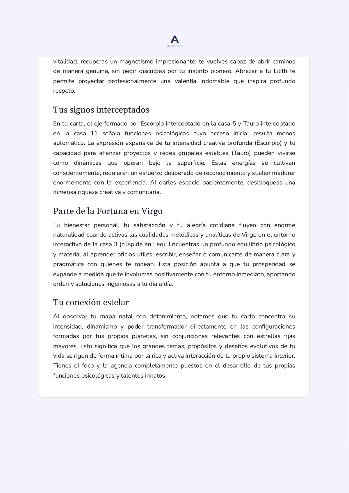 Página 21 del informe de ejemplo