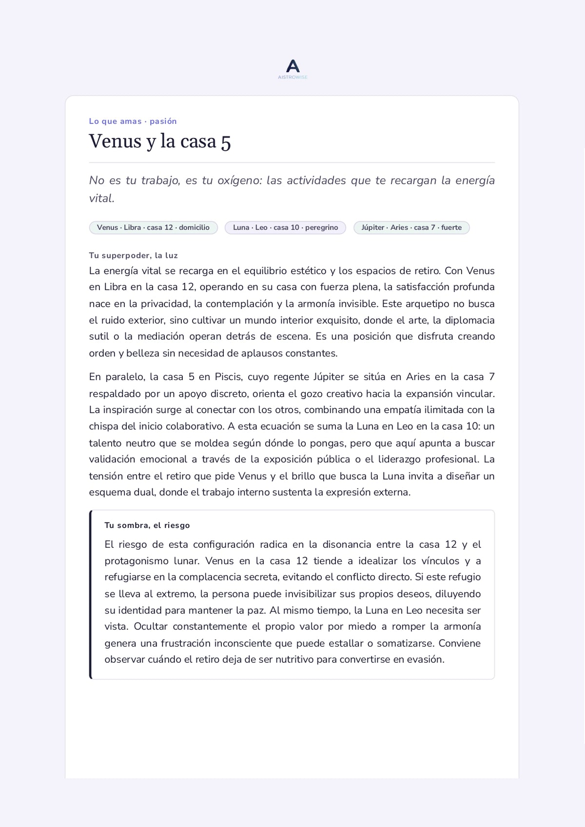 Página 4 del informe de ejemplo