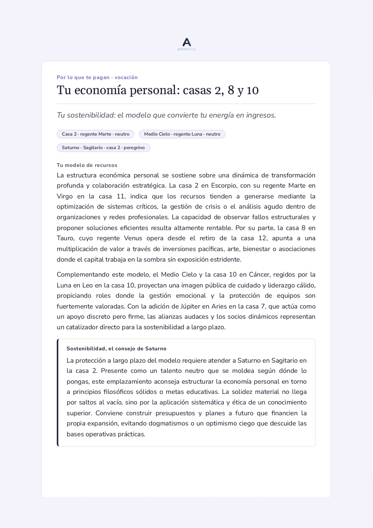 Página 10 del informe de ejemplo
