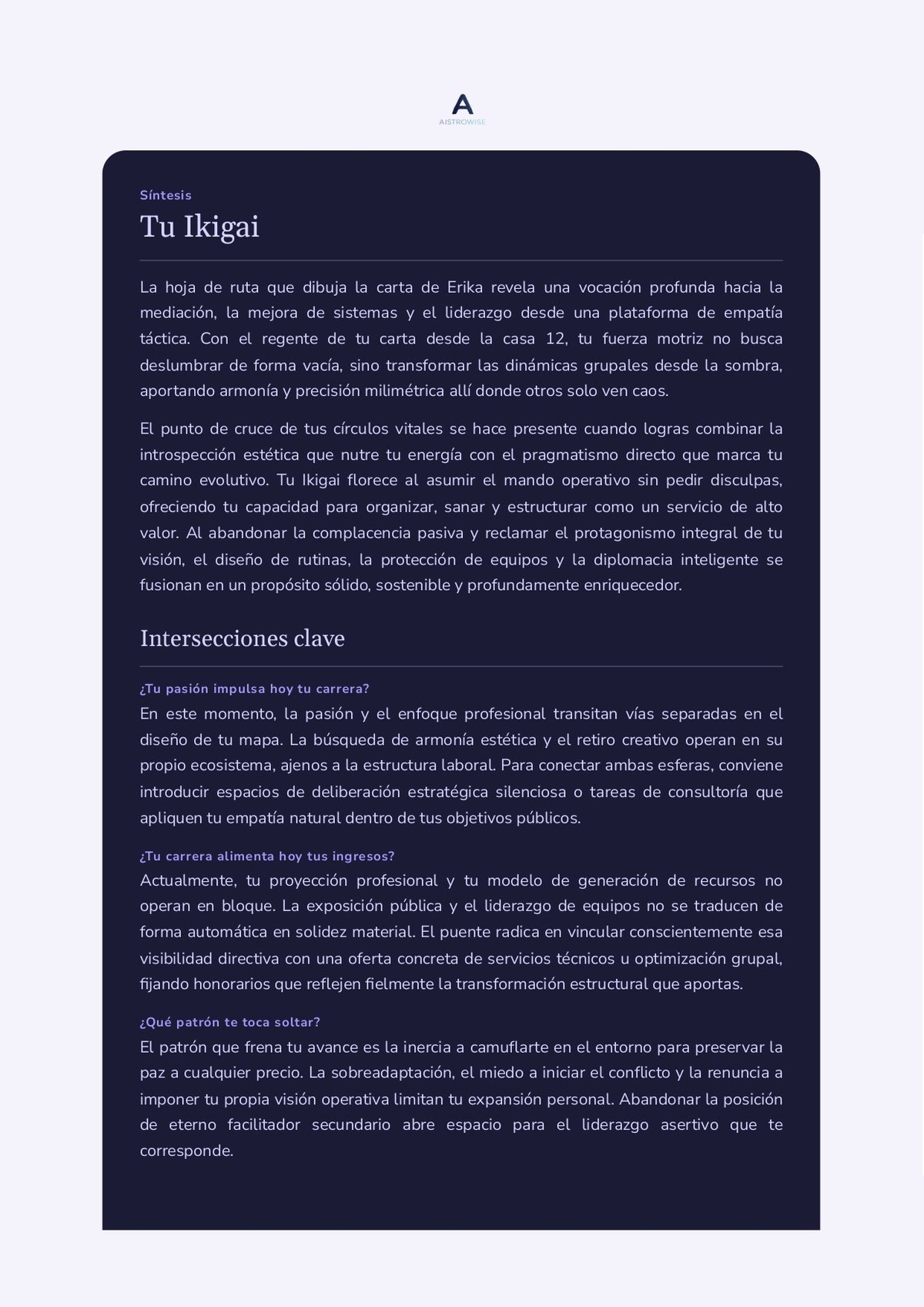 Página 12 del informe de ejemplo