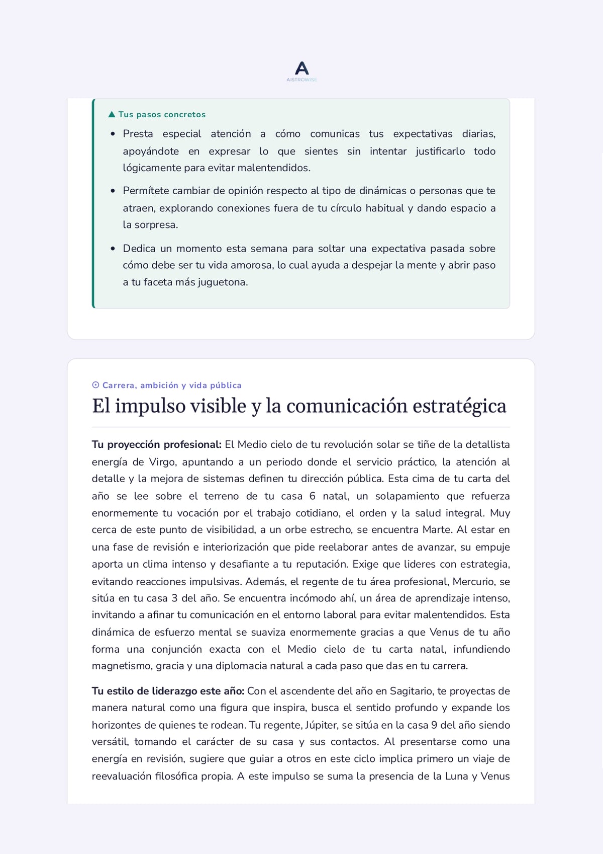 Página 5 del informe de ejemplo
