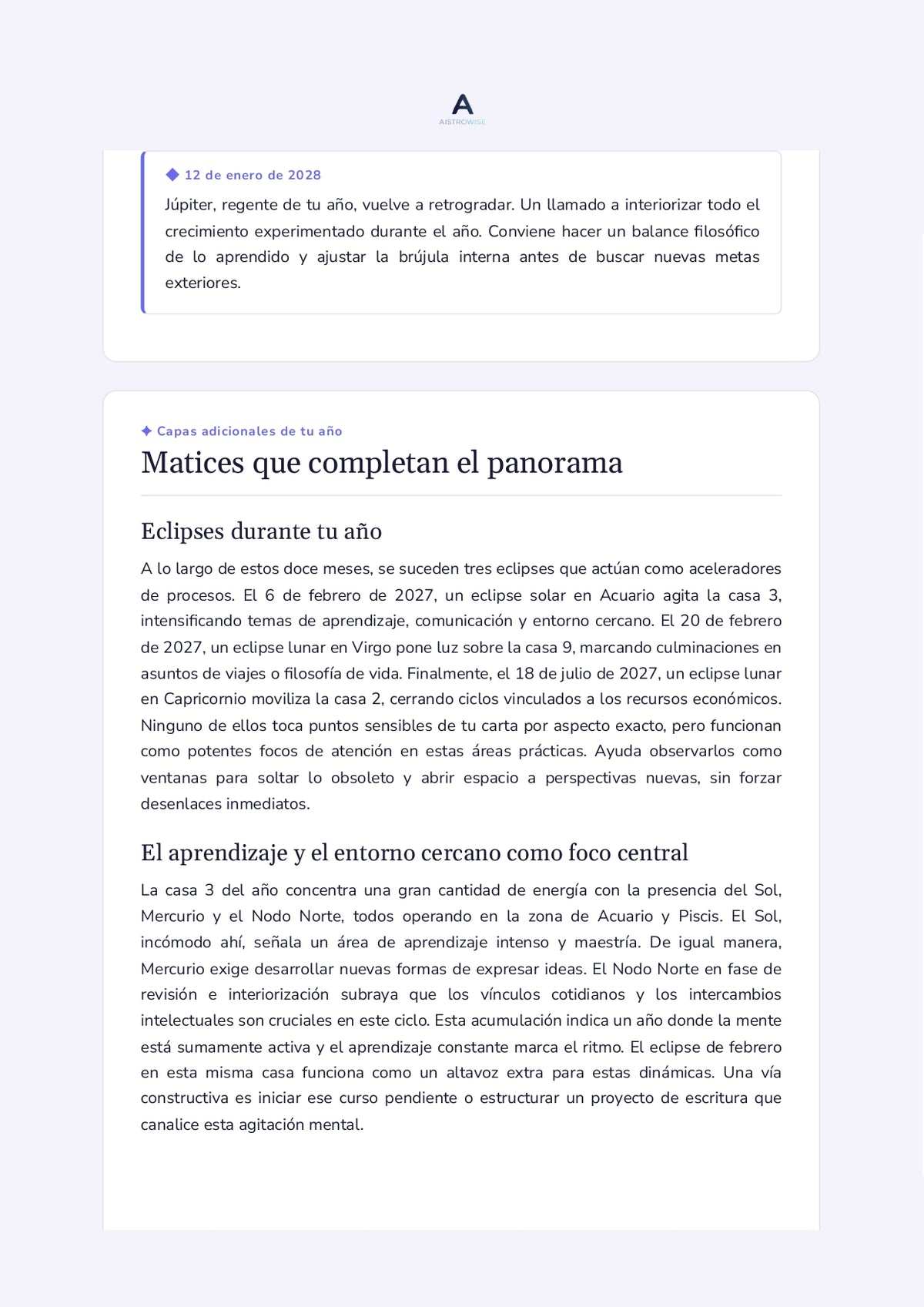 Página 12 del informe de ejemplo