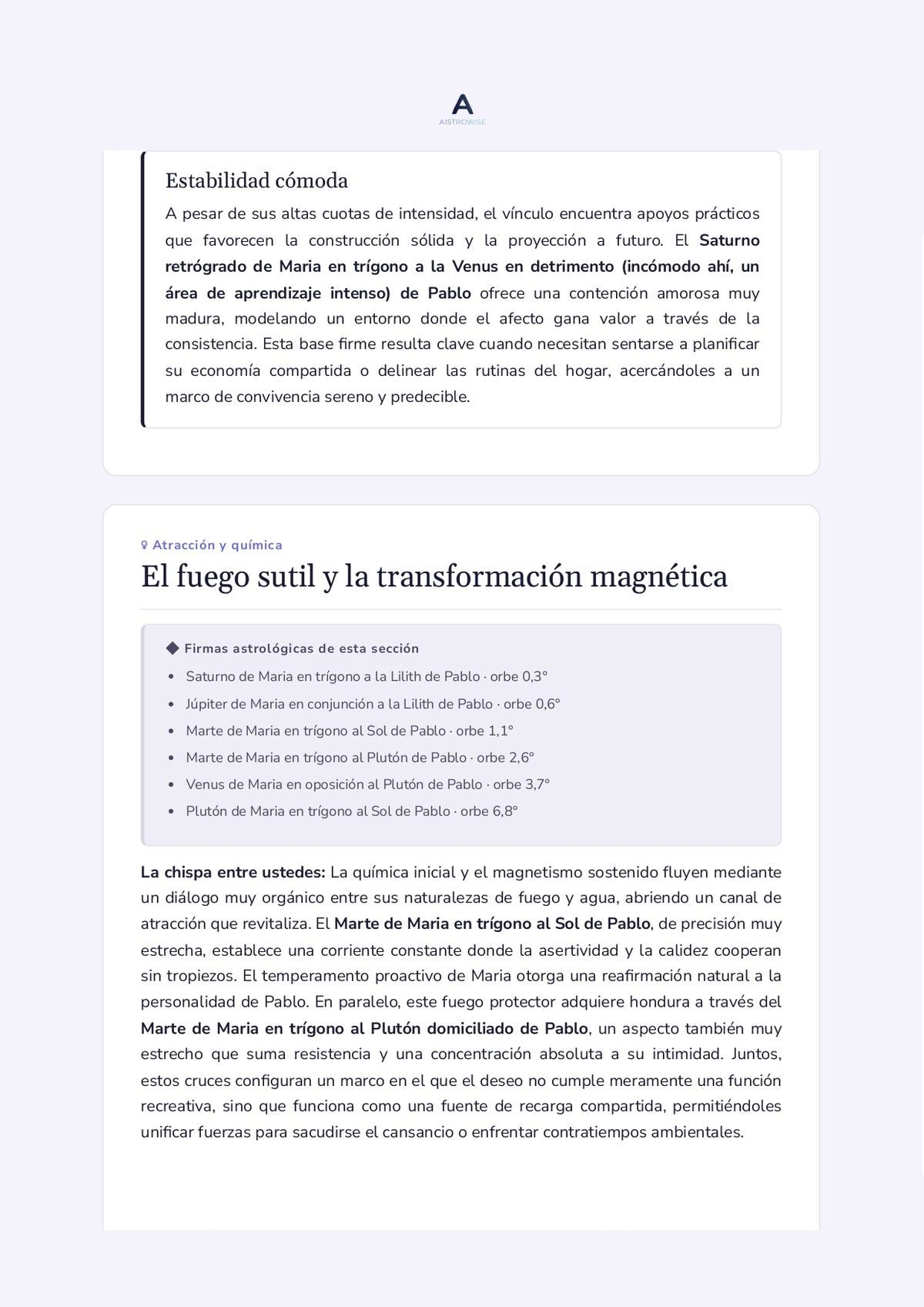 Página 4 del informe de ejemplo