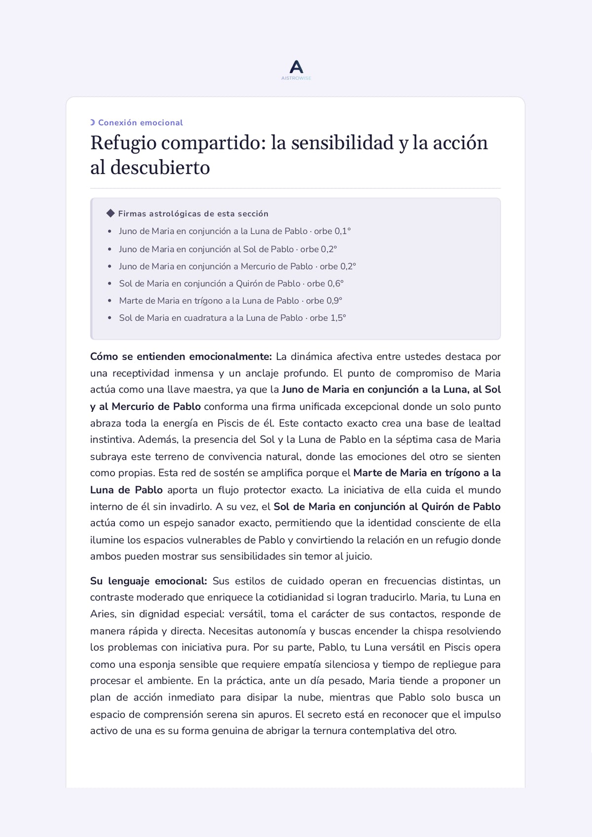 Página 6 del informe de ejemplo