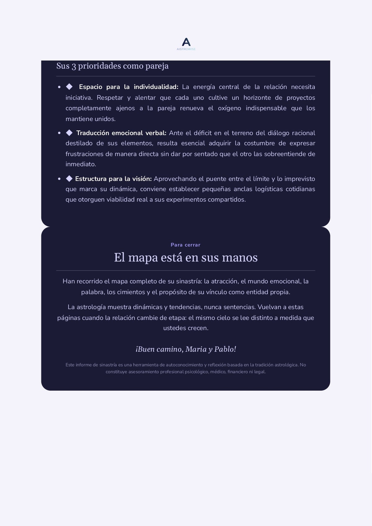 Página 14 del informe de ejemplo