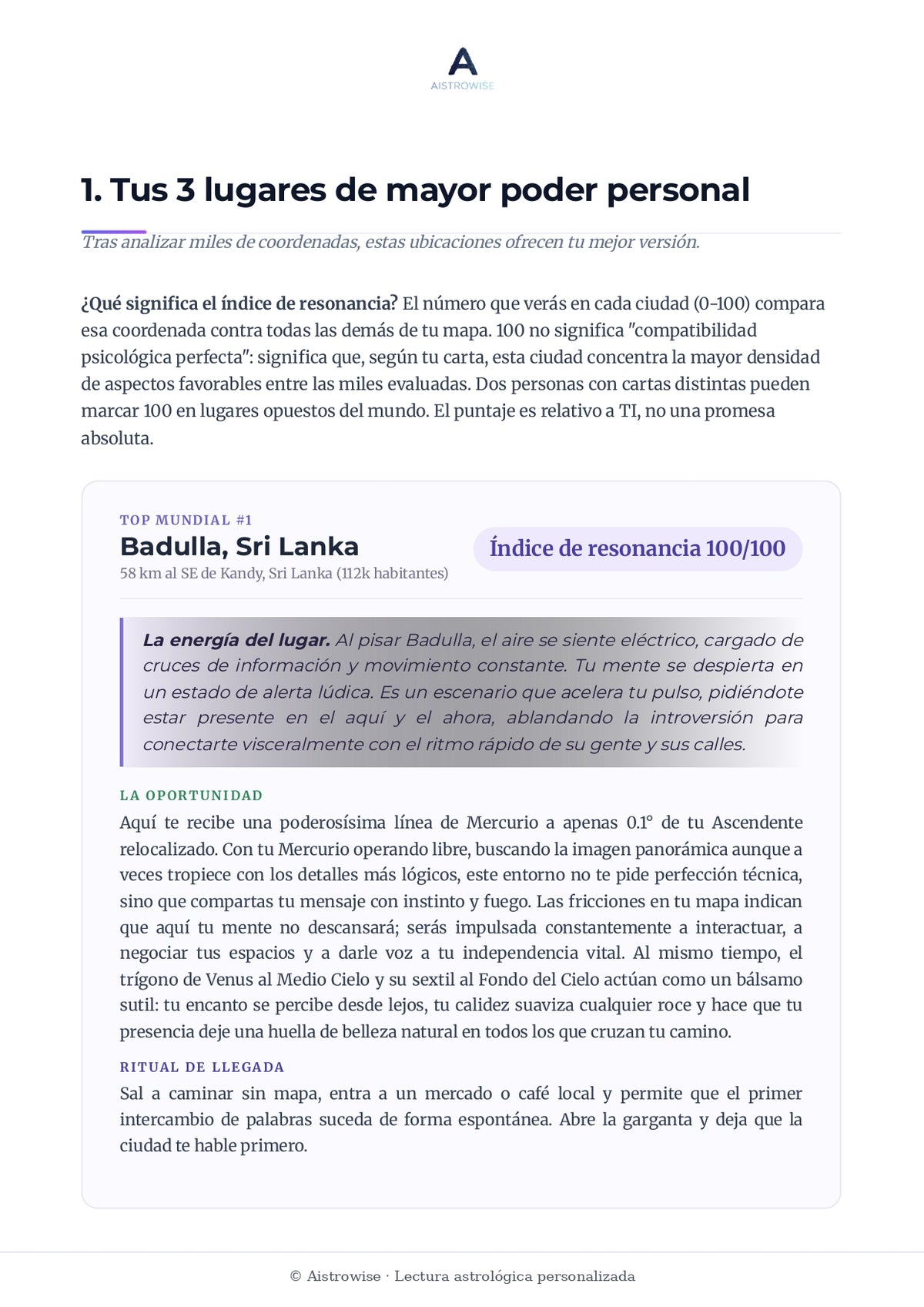 Página 8 del informe de ejemplo