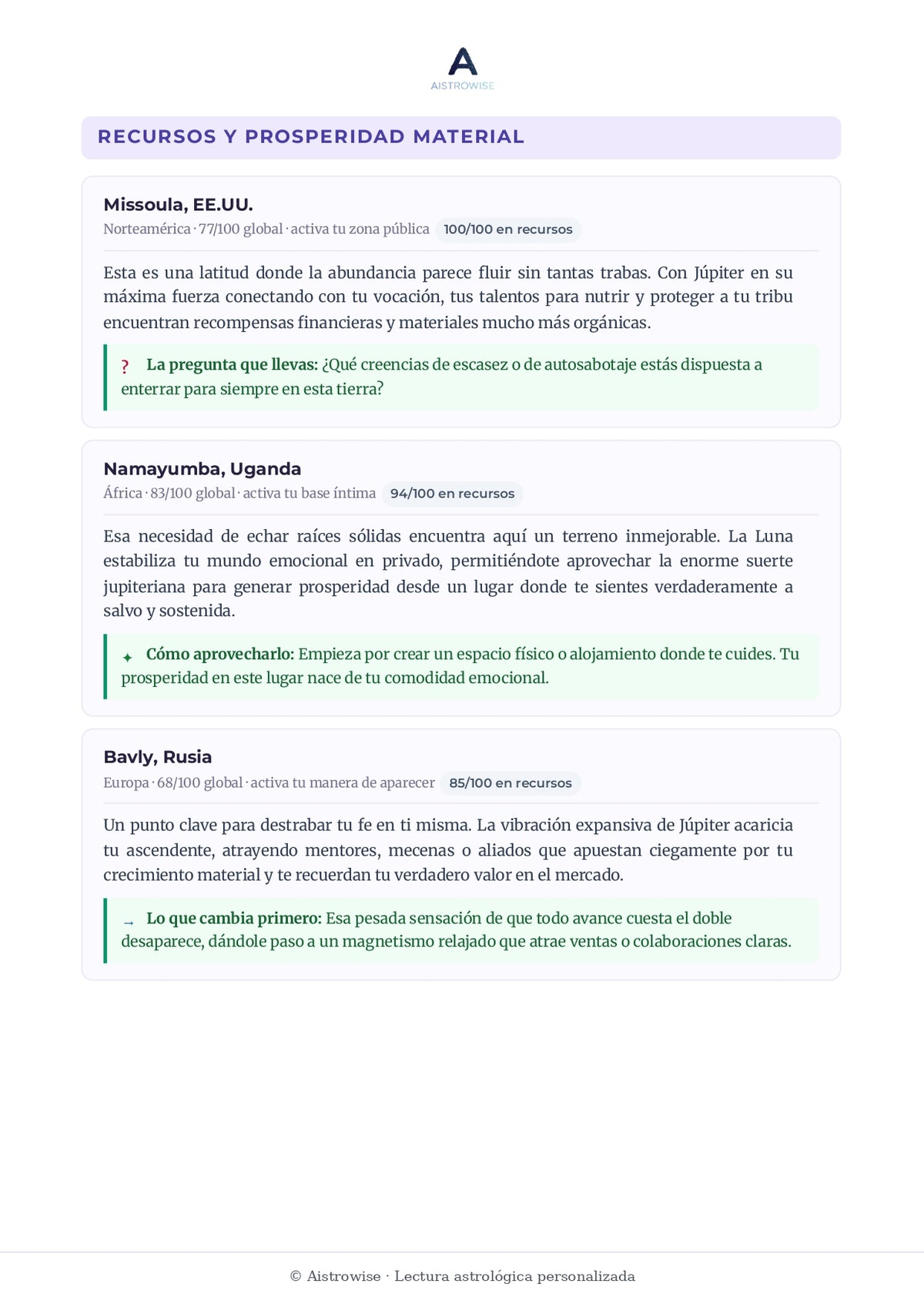 Página 15 del informe de ejemplo