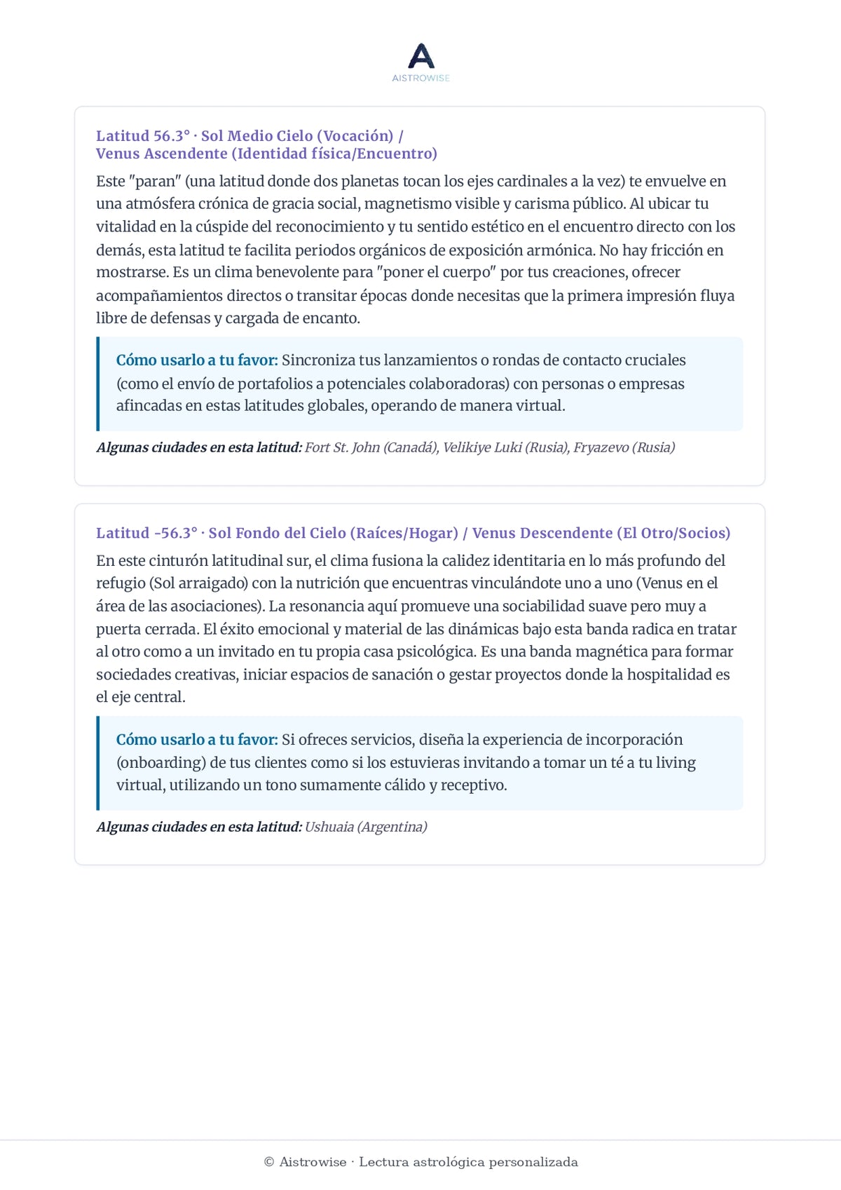Página 31 del informe de ejemplo