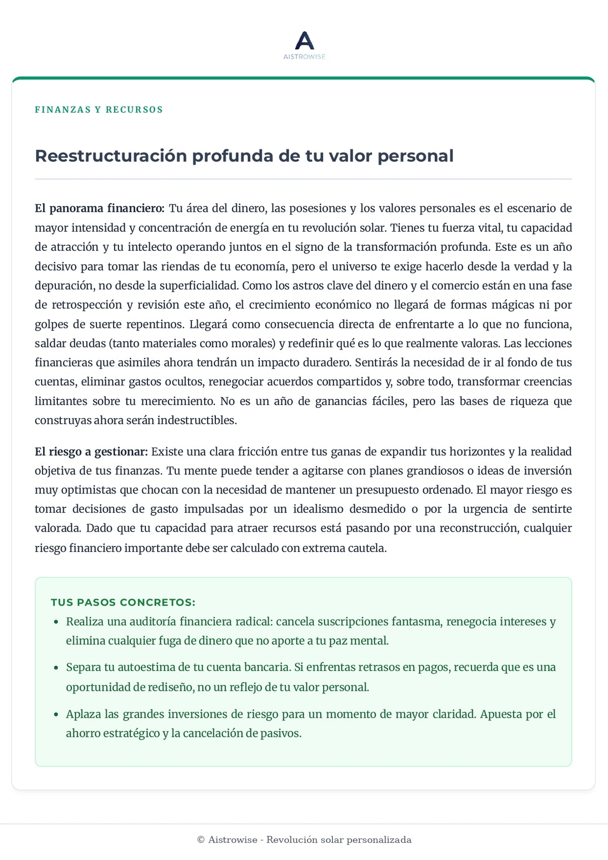 Página 9 del informe de ejemplo
