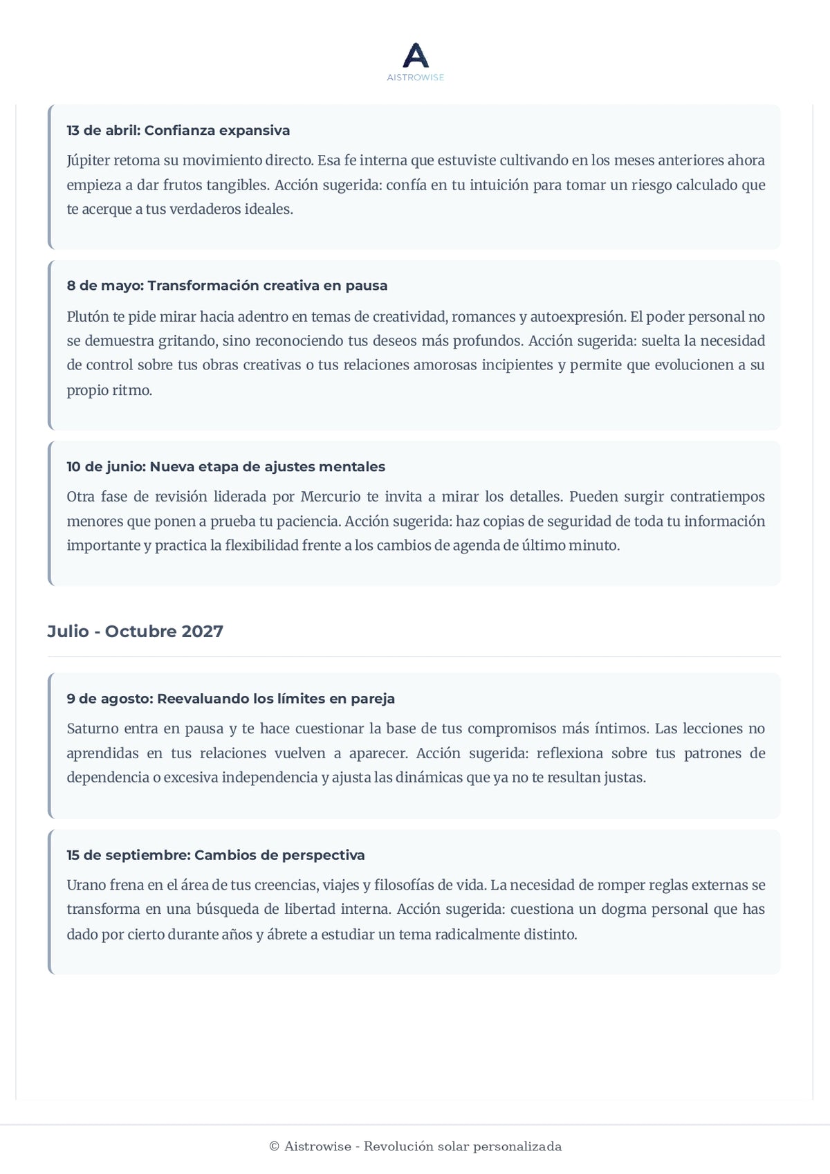 Página 14 del informe de ejemplo