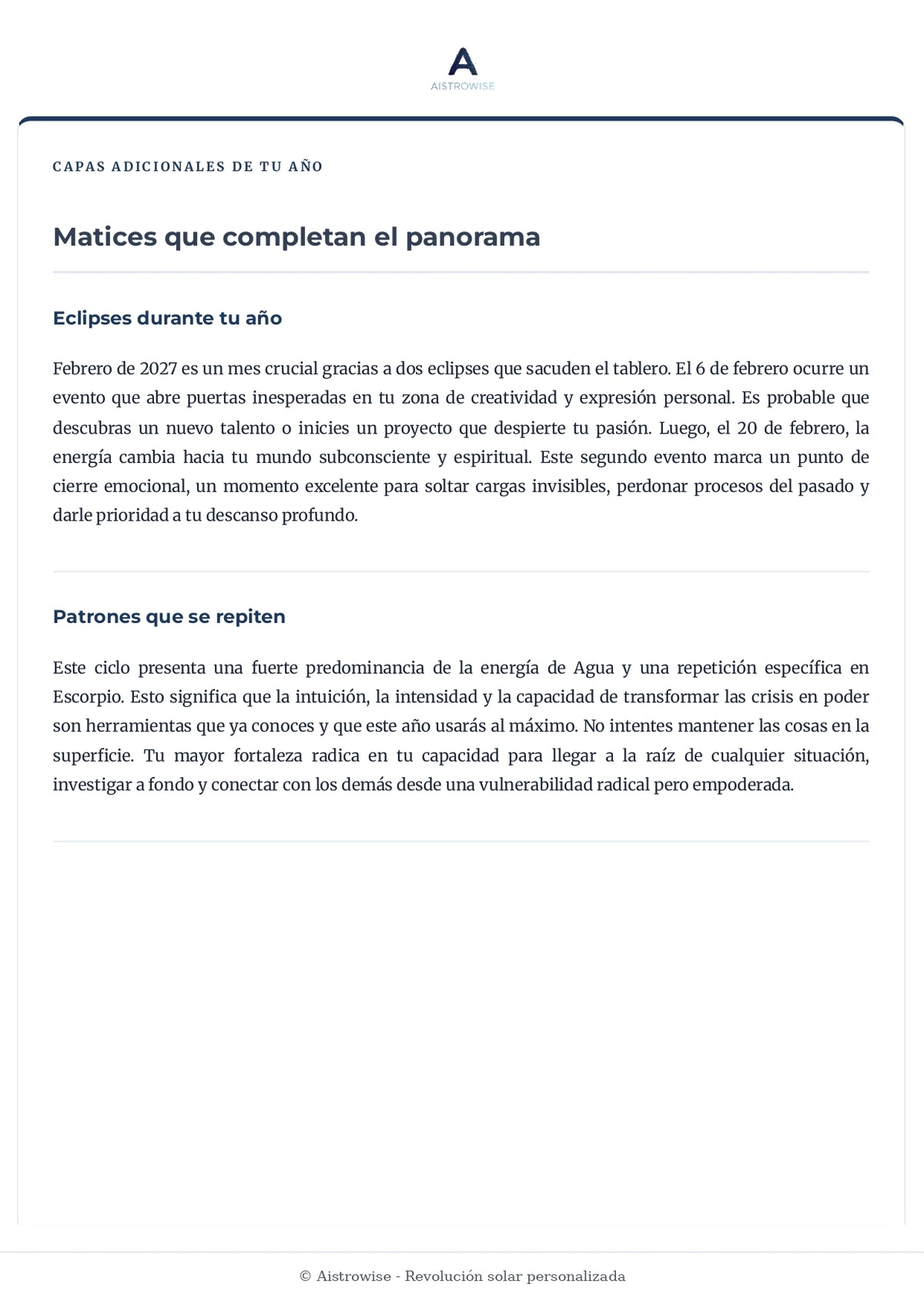 Página 16 del informe de ejemplo